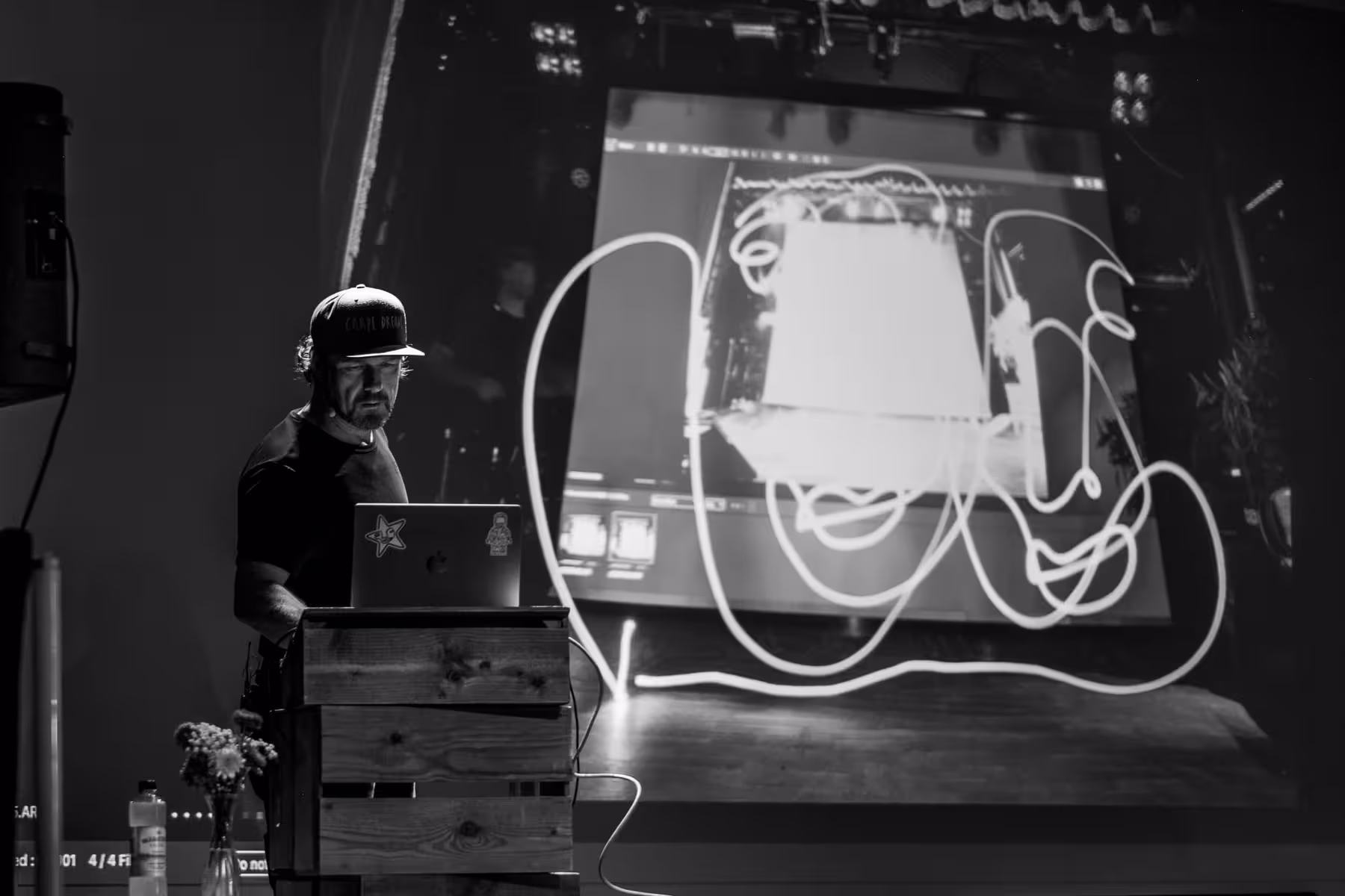 Photo of Niels Kiené taken at beyond tellerrand in Berlin 2023 by Florian Ziegler