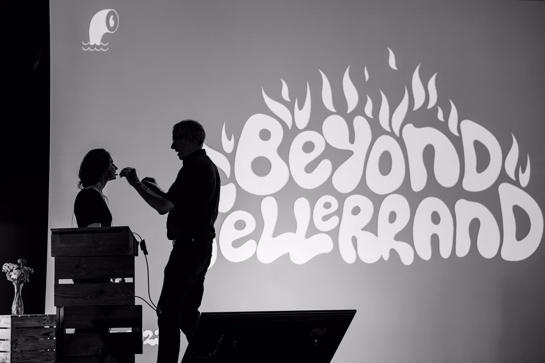 Photo of Emily Anhalt taken at beyond tellerrand in Berlin 2023 by Florian Ziegler