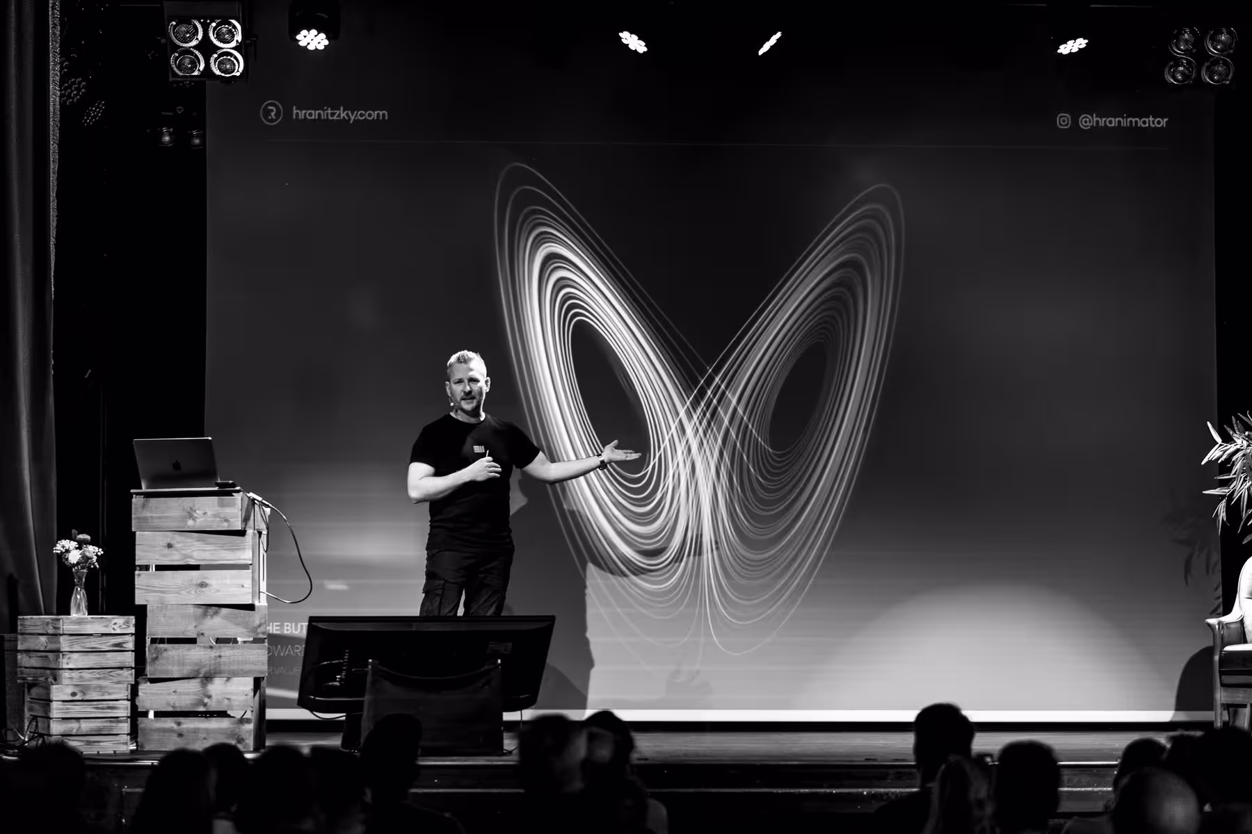 Photo of Robert Hranitzky taken at beyond tellerrand in Berlin 2023 by Florian Ziegler