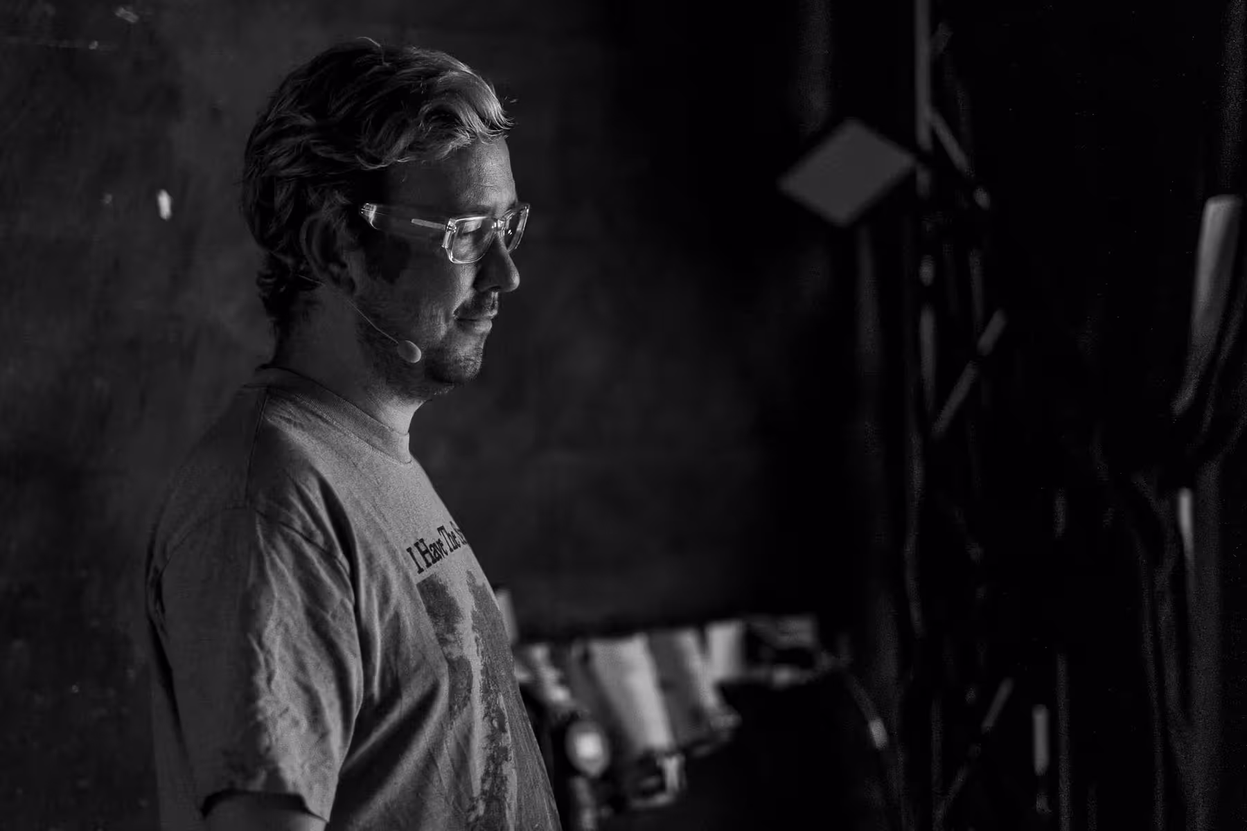 Photo of Joel Gethin Lewis taken at beyond tellerrand in Berlin 2023 by Florian Ziegler