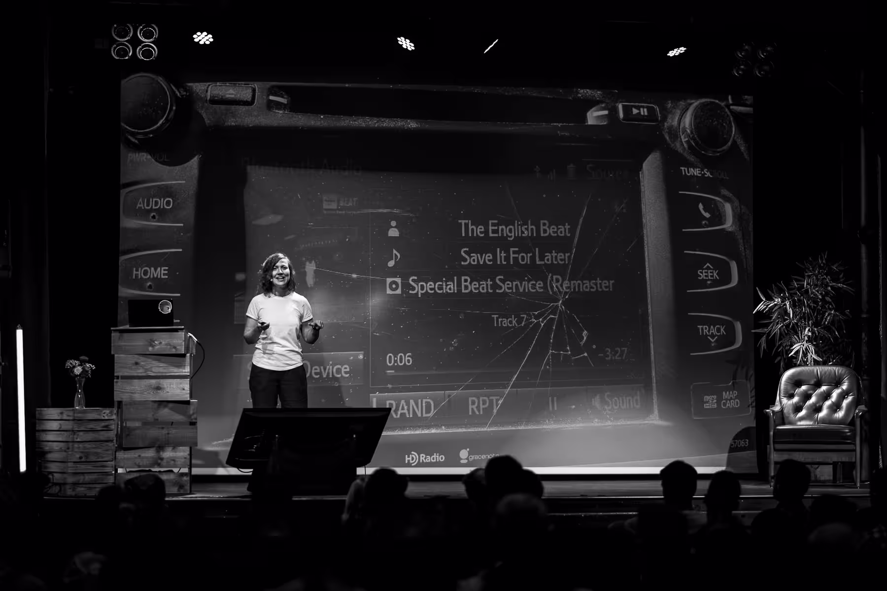 Photo of Tammy Everts taken at beyond tellerrand in Berlin 2023 by Florian Ziegler