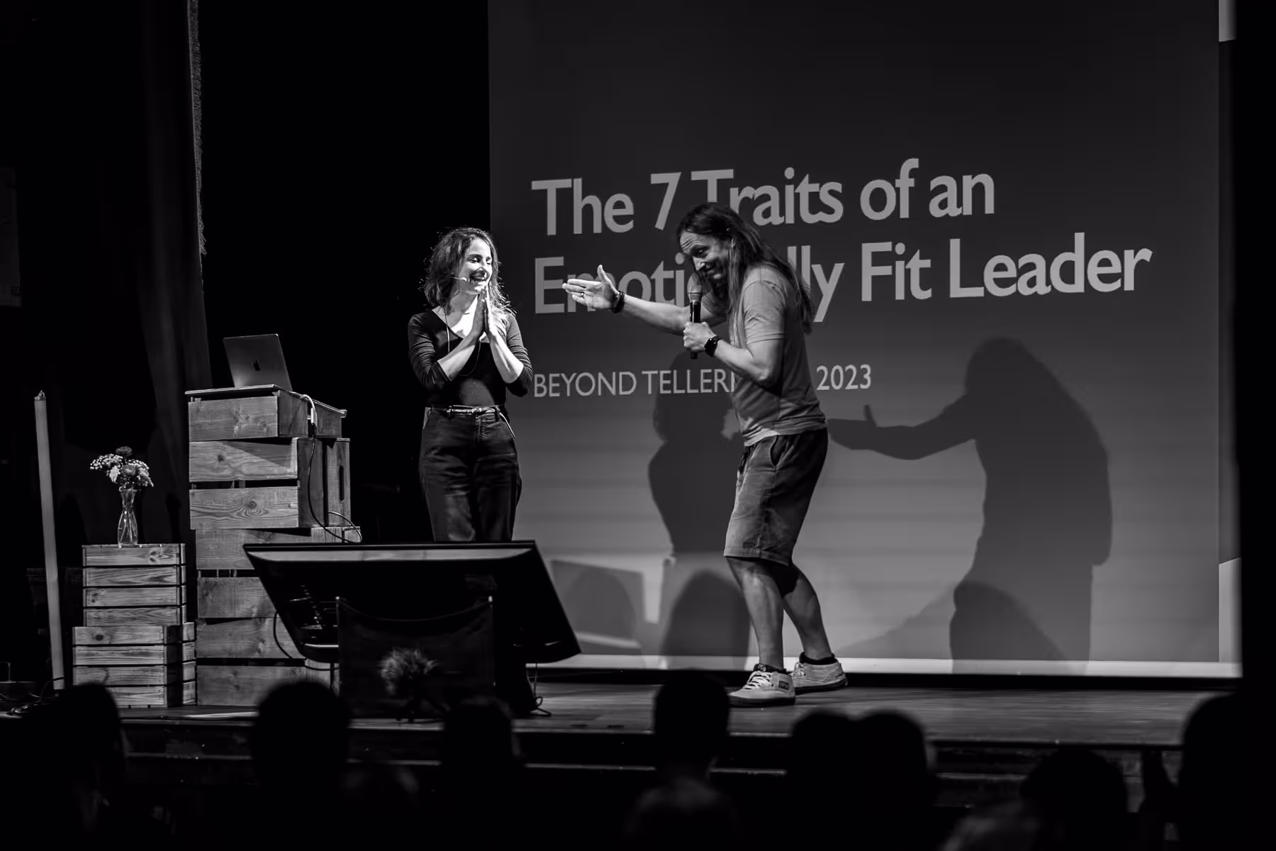 Photo of Emily Anhalt taken at beyond tellerrand in Berlin 2023 by Florian Ziegler