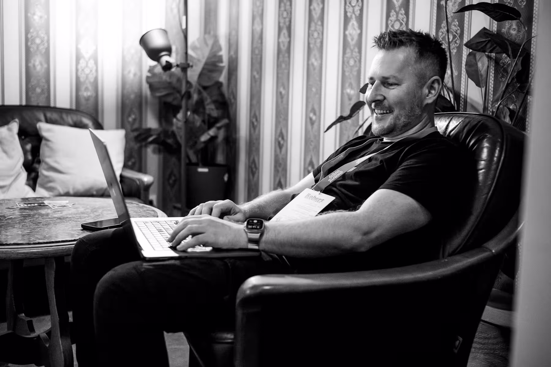 Photo of Robert Hranitzky taken at beyond tellerrand in Berlin 2023 by Florian Ziegler