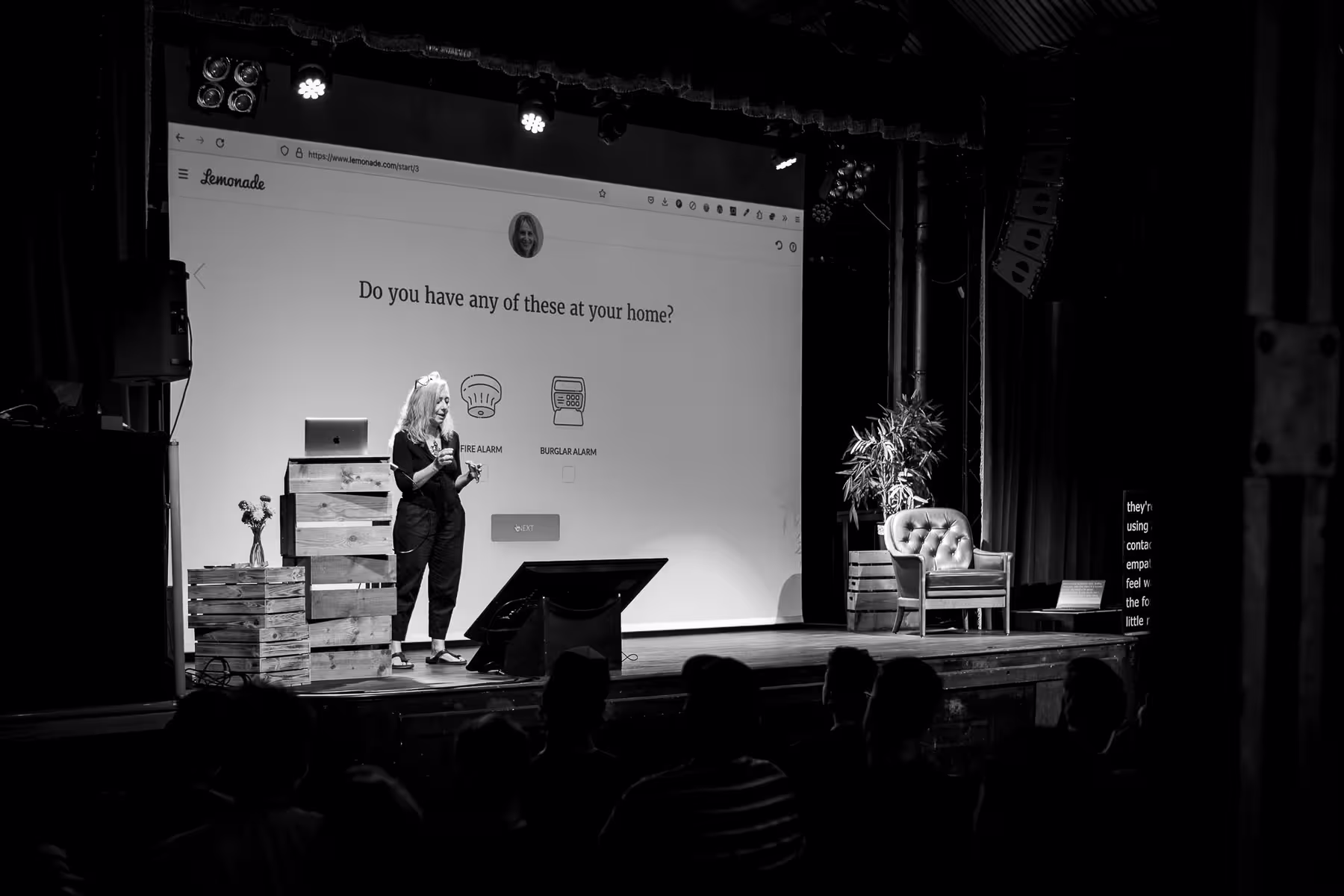 Photo of Piccia Neri taken at beyond tellerrand in Berlin 2023 by Florian Ziegler