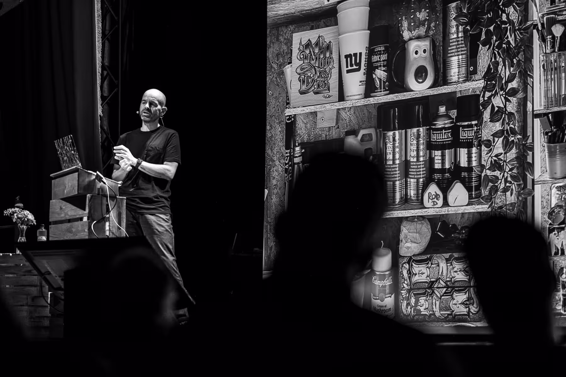 Photo of Rob Draper taken at beyond tellerrand in Berlin 2023 by Florian Ziegler