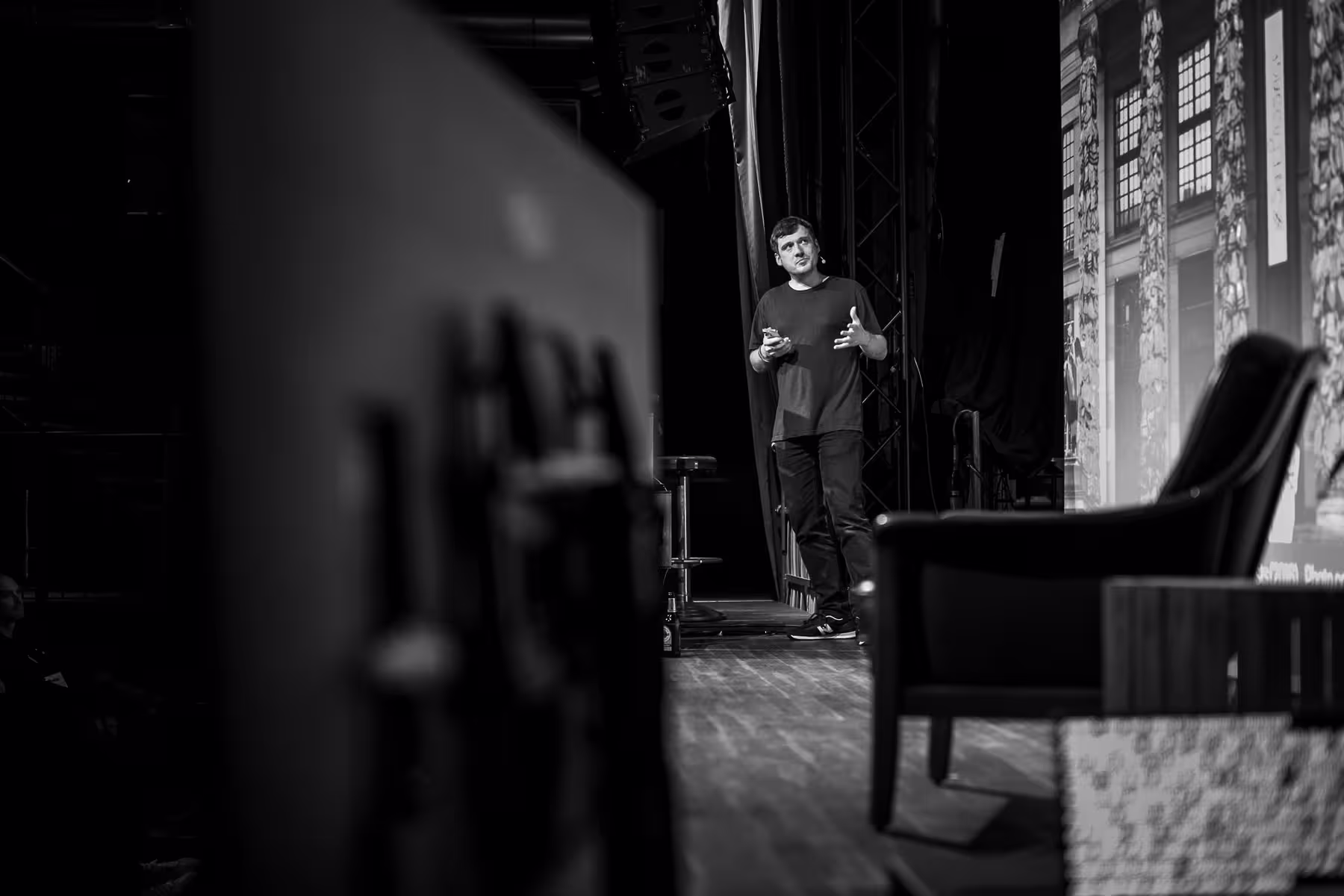 Photo of Hidde de Vries taken at beyond tellerrand in Berlin 2024 by Florian Ziegler