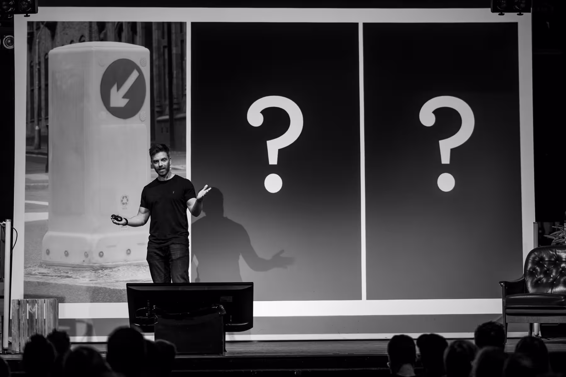 Photo of Craig Black taken at beyond tellerrand in Berlin 2024 by Florian Ziegler