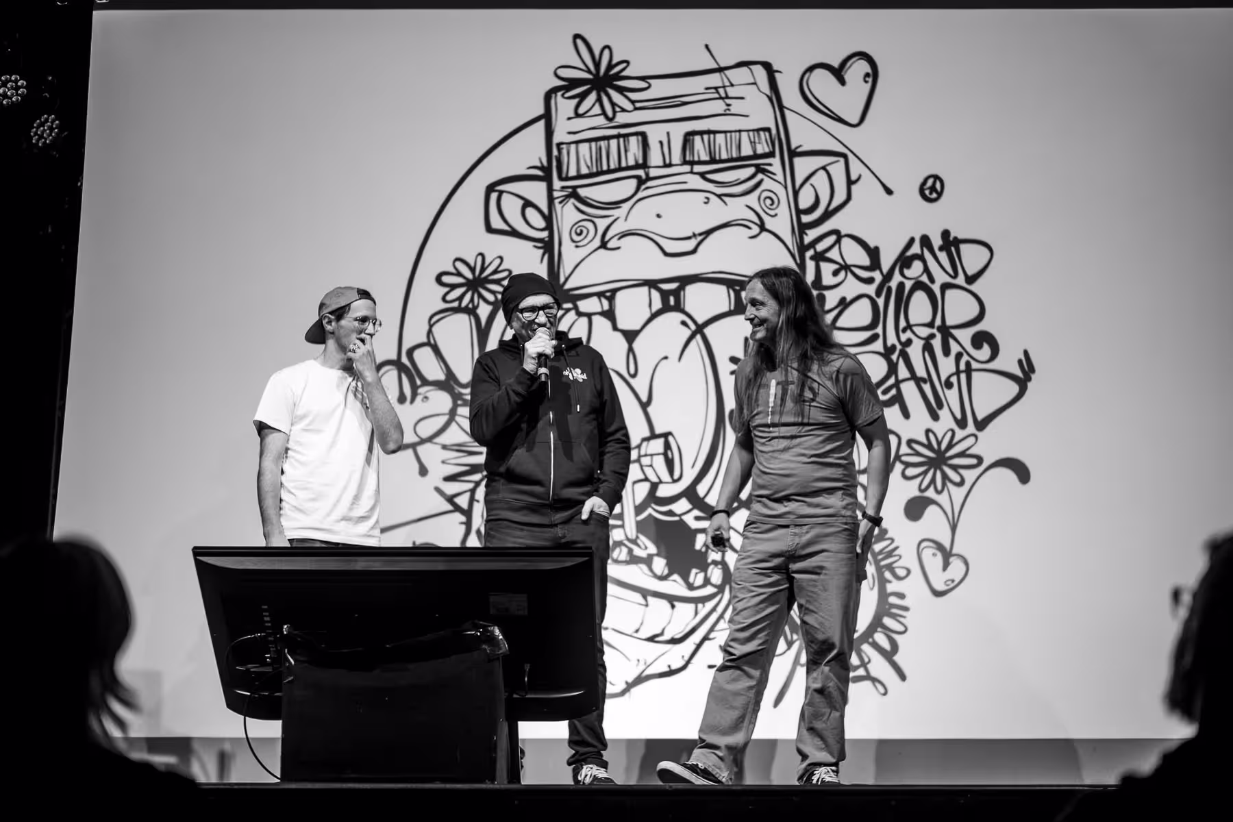 Photo of Titus Dittmann taken at beyond tellerrand in Berlin 2024 by Florian Ziegler