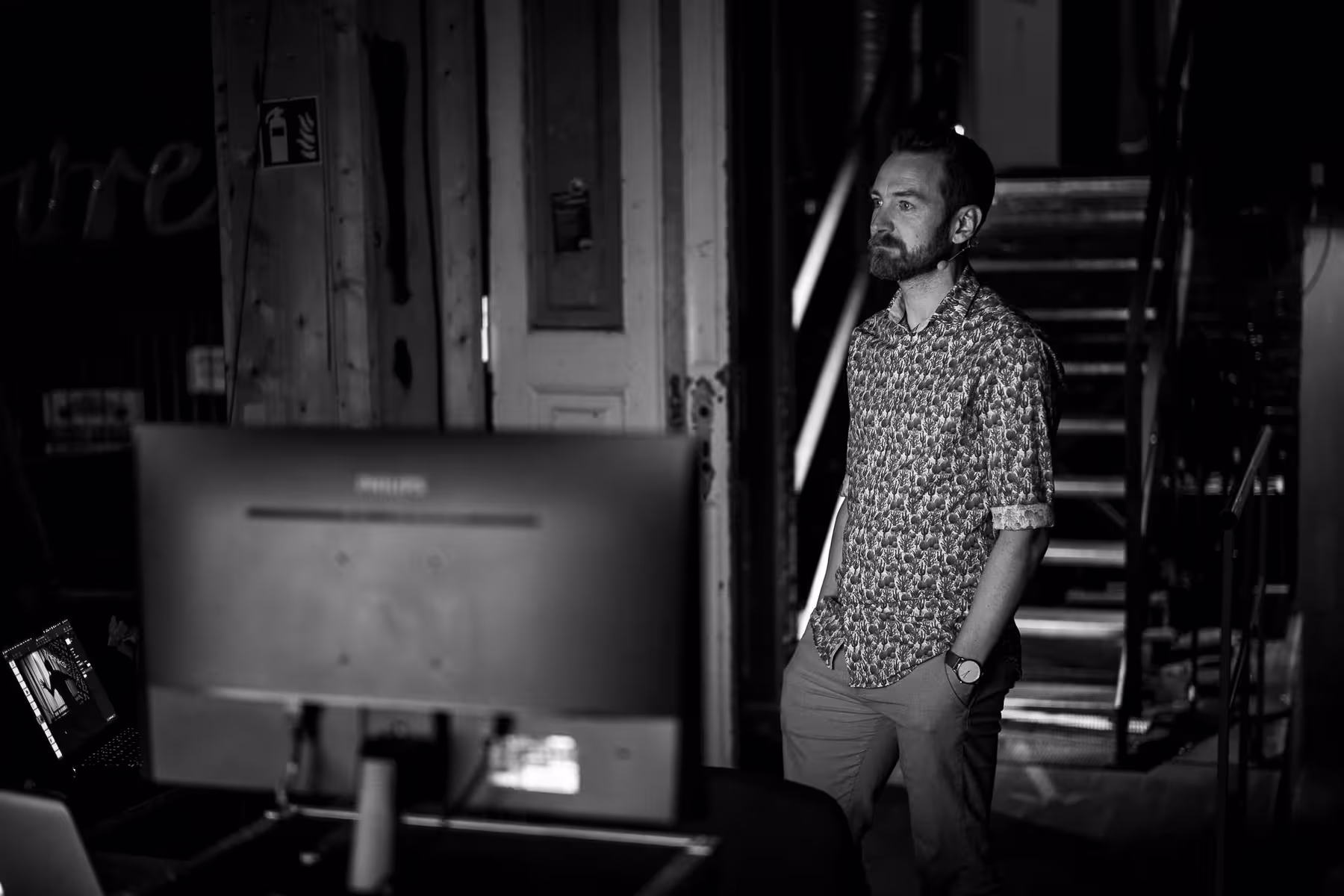 Photo of Paddy Donnelly taken at beyond tellerrand in Berlin 2024 by Florian Ziegler