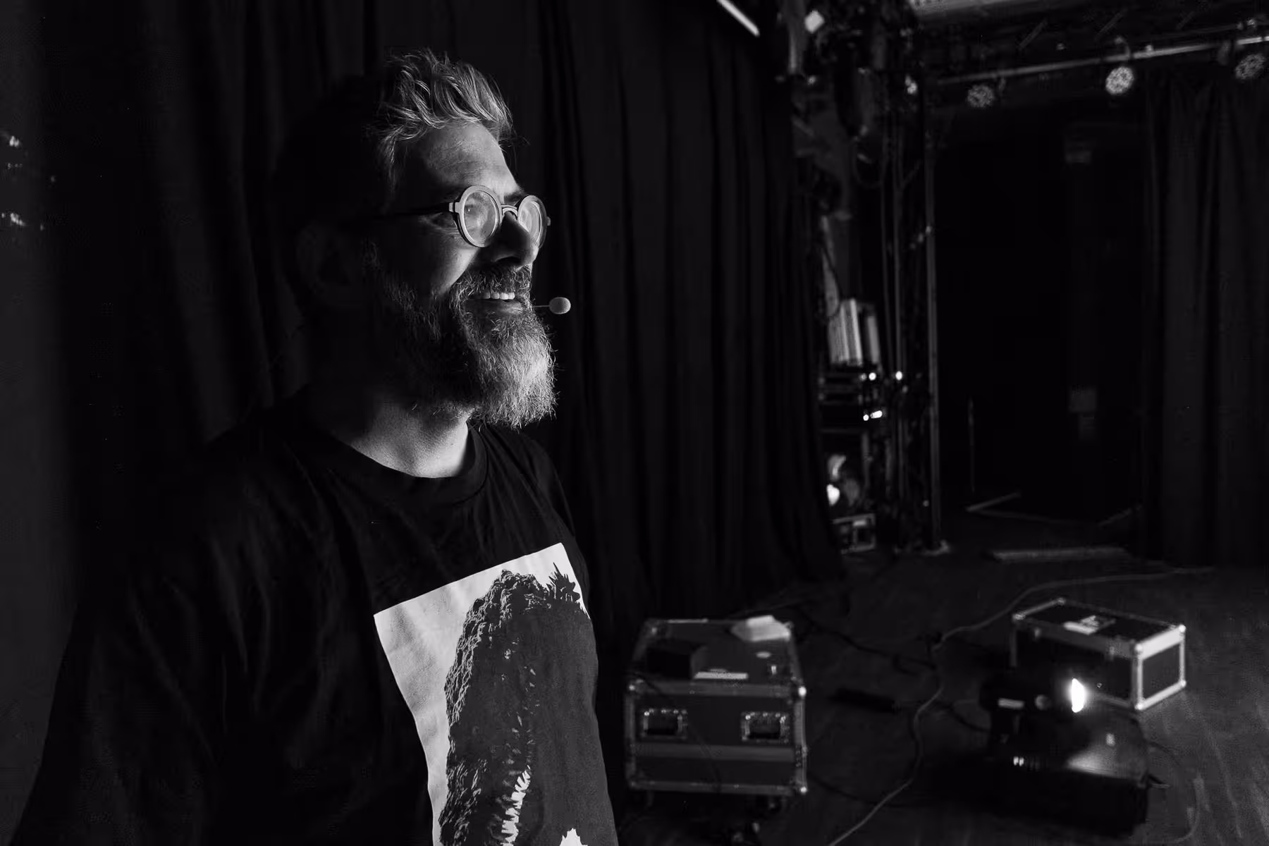 Photo of Jan De Coster taken at beyond tellerrand in Berlin 2024 by Florian Ziegler