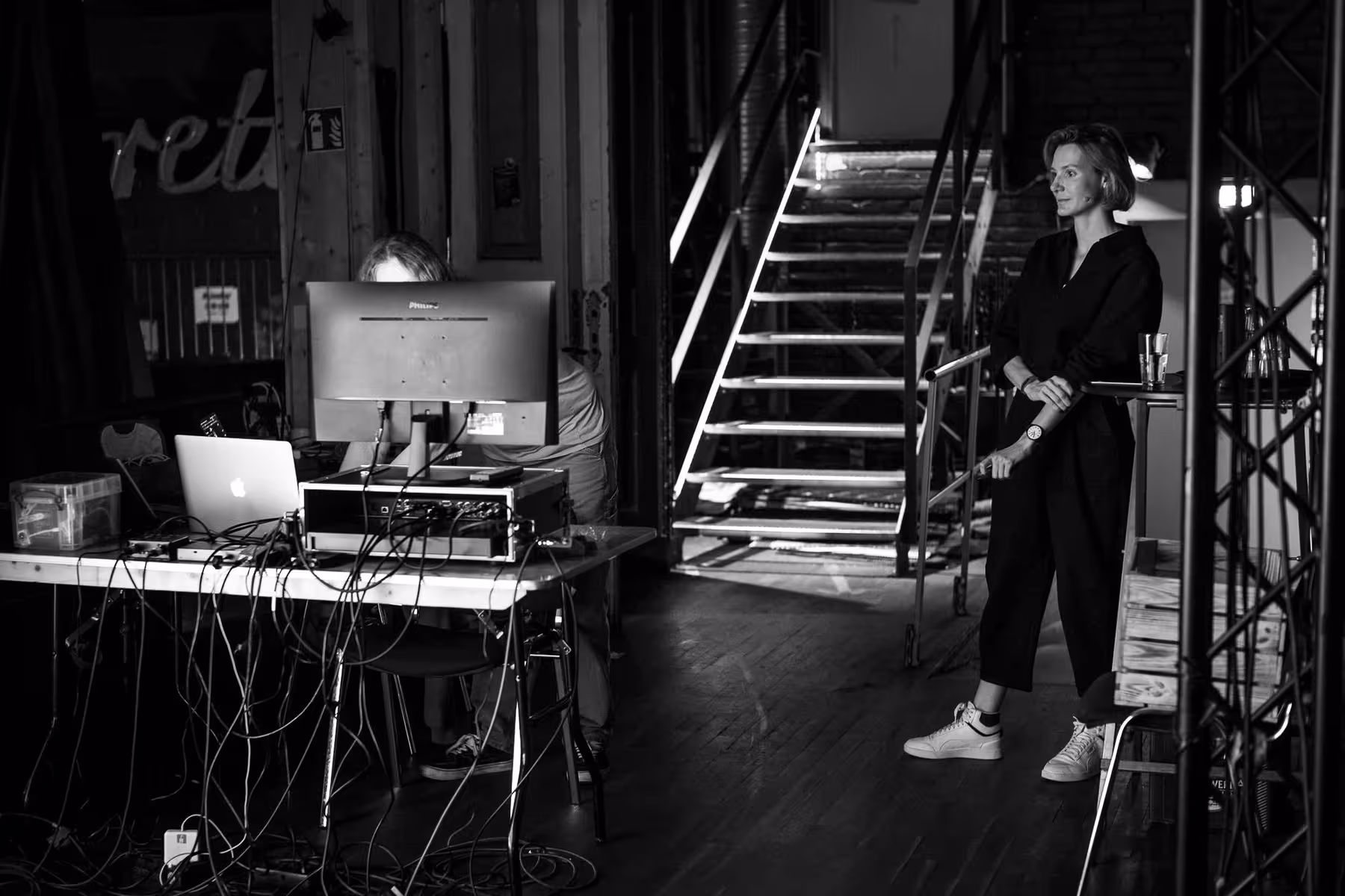 Photo of Christine Vallaure taken at beyond tellerrand in Berlin 2024 by Florian Ziegler