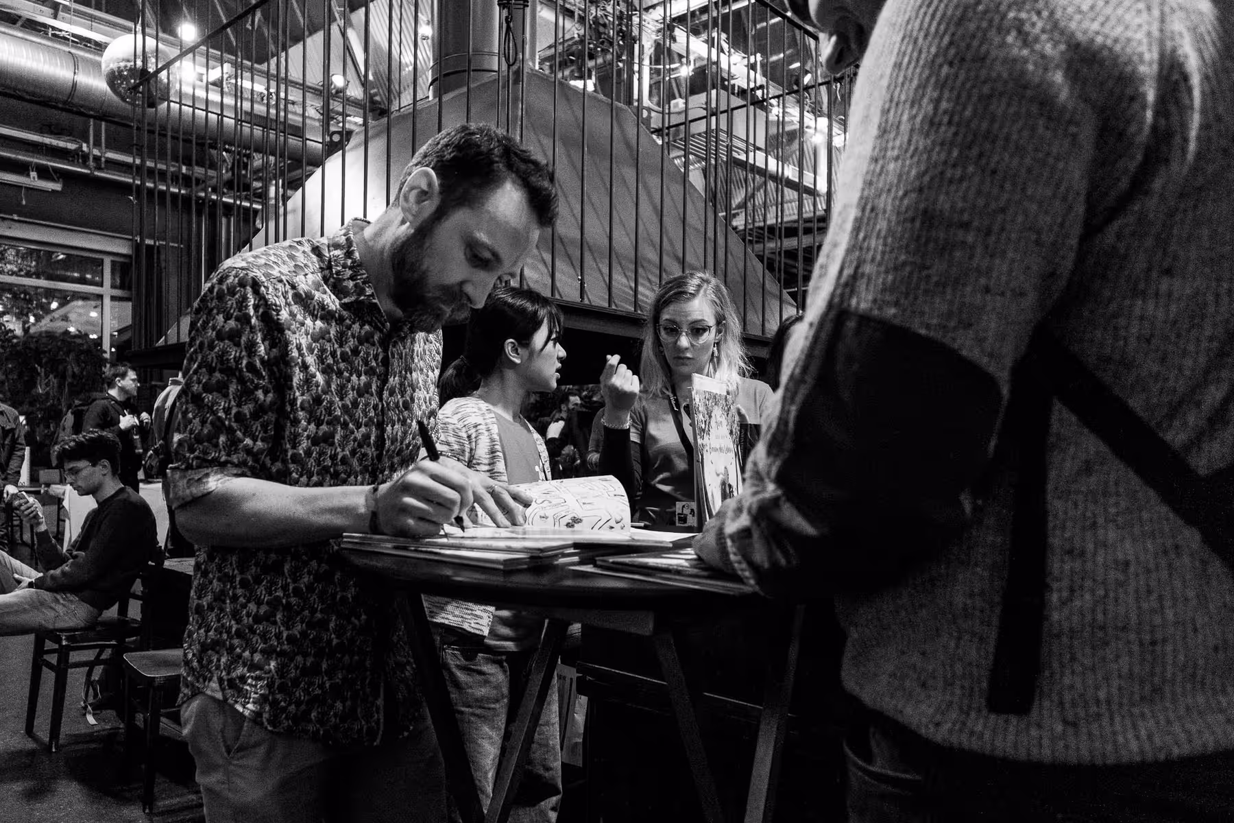 Photo of Paddy Donnelly taken at beyond tellerrand in Berlin 2024 by Florian Ziegler