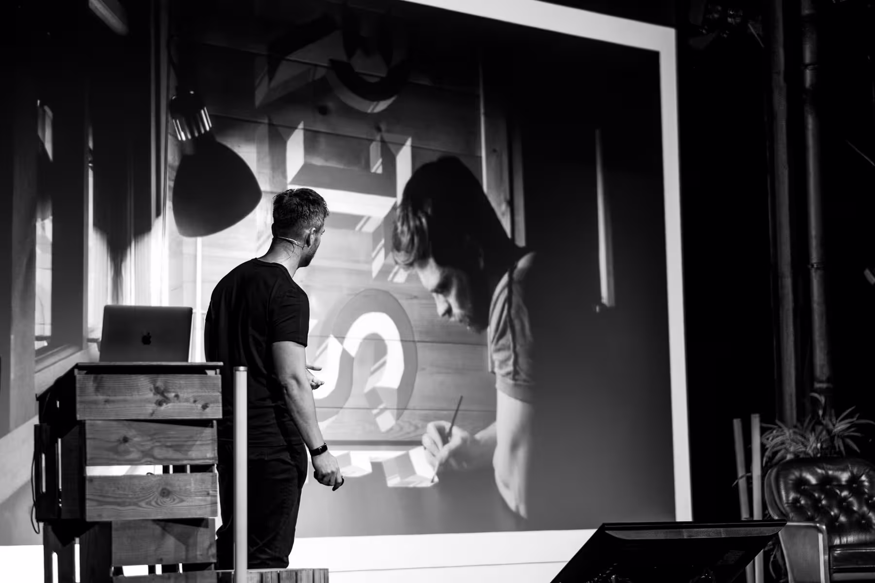 Photo of Craig Black taken at beyond tellerrand in Berlin 2024 by Florian Ziegler