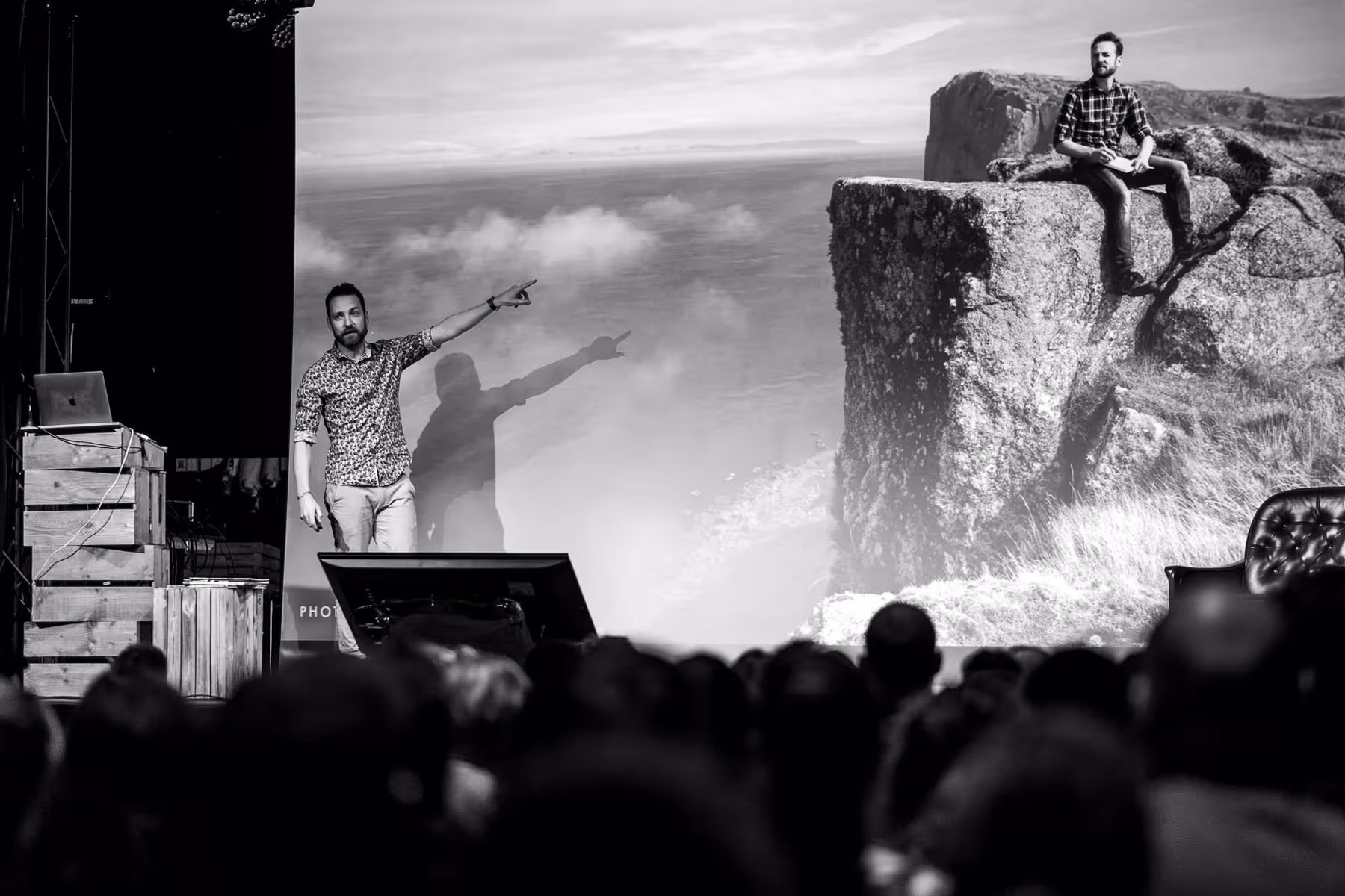 Photo of Paddy Donnelly taken at beyond tellerrand in Berlin 2024 by Florian Ziegler