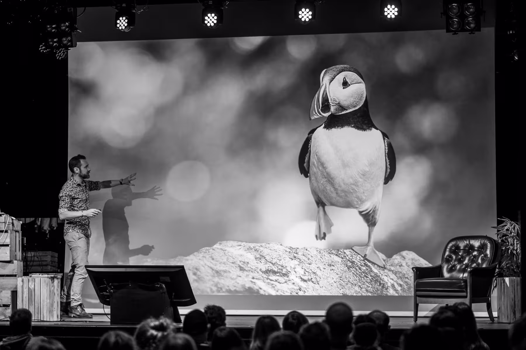 Photo of Paddy Donnelly taken at beyond tellerrand in Berlin 2024 by Florian Ziegler