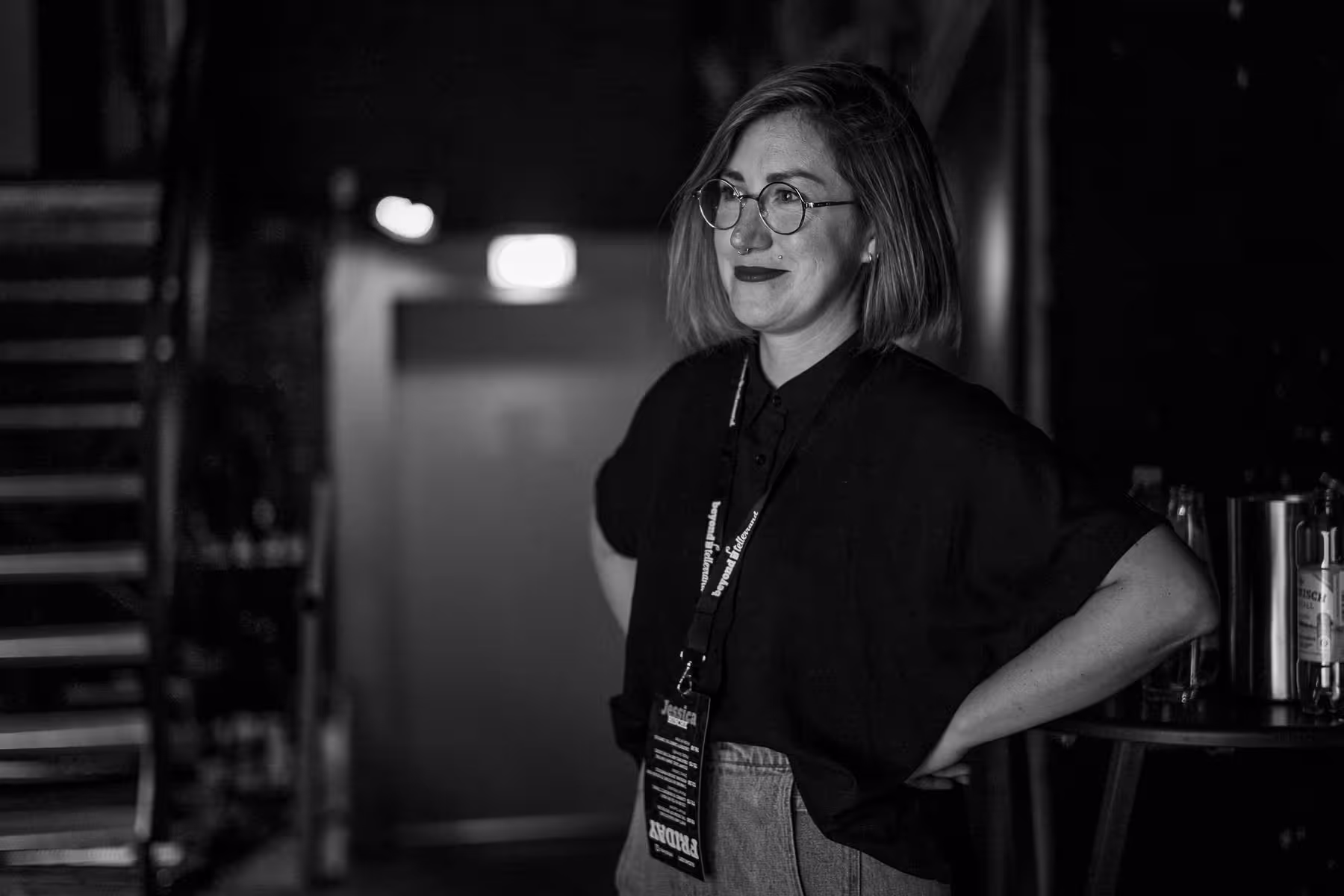 Photo of Jessica Hische taken at beyond tellerrand in Berlin 2024 by Florian Ziegler