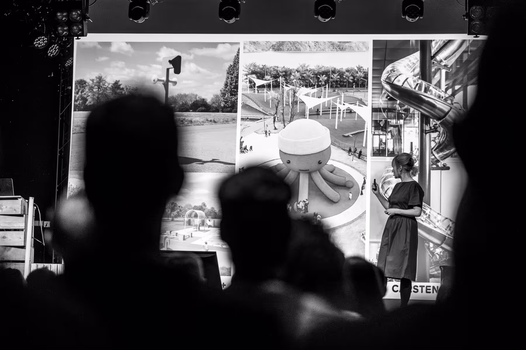 Photo of Linda Liukas taken at beyond tellerrand in Berlin 2024 by Florian Ziegler