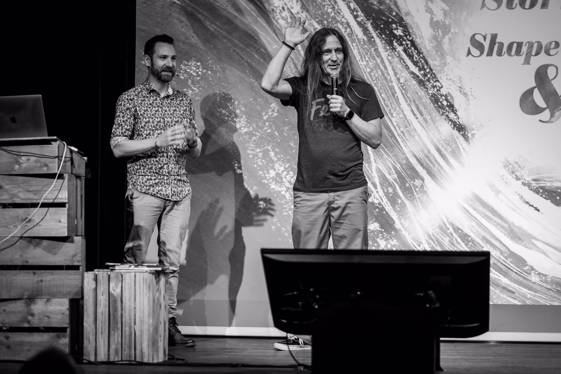 Photo of Paddy Donnelly taken at beyond tellerrand in Berlin 2024 by Florian Ziegler