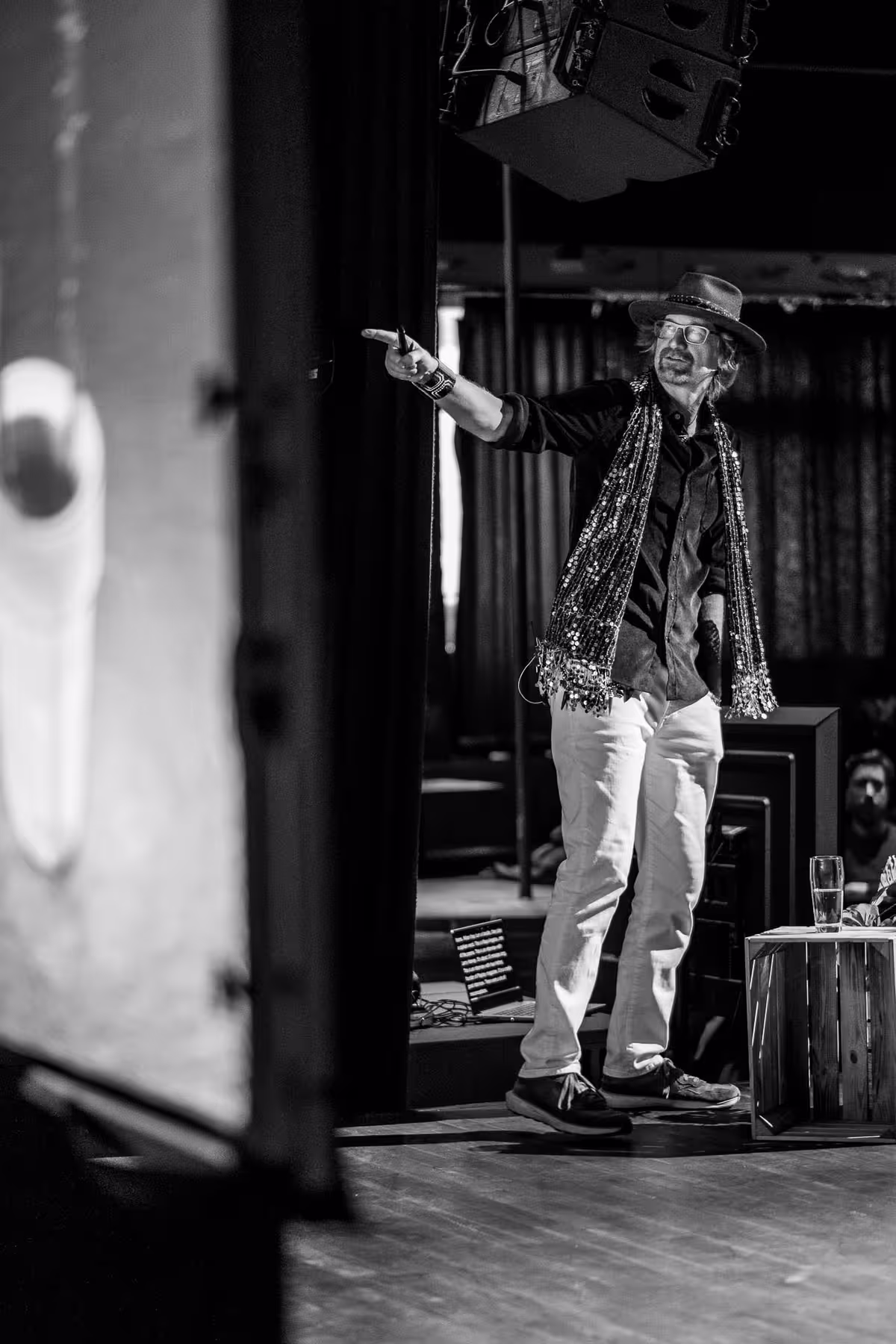 Photo of Jared Ficklin taken at beyond tellerrand in Berlin 2025 by Florian Ziegler