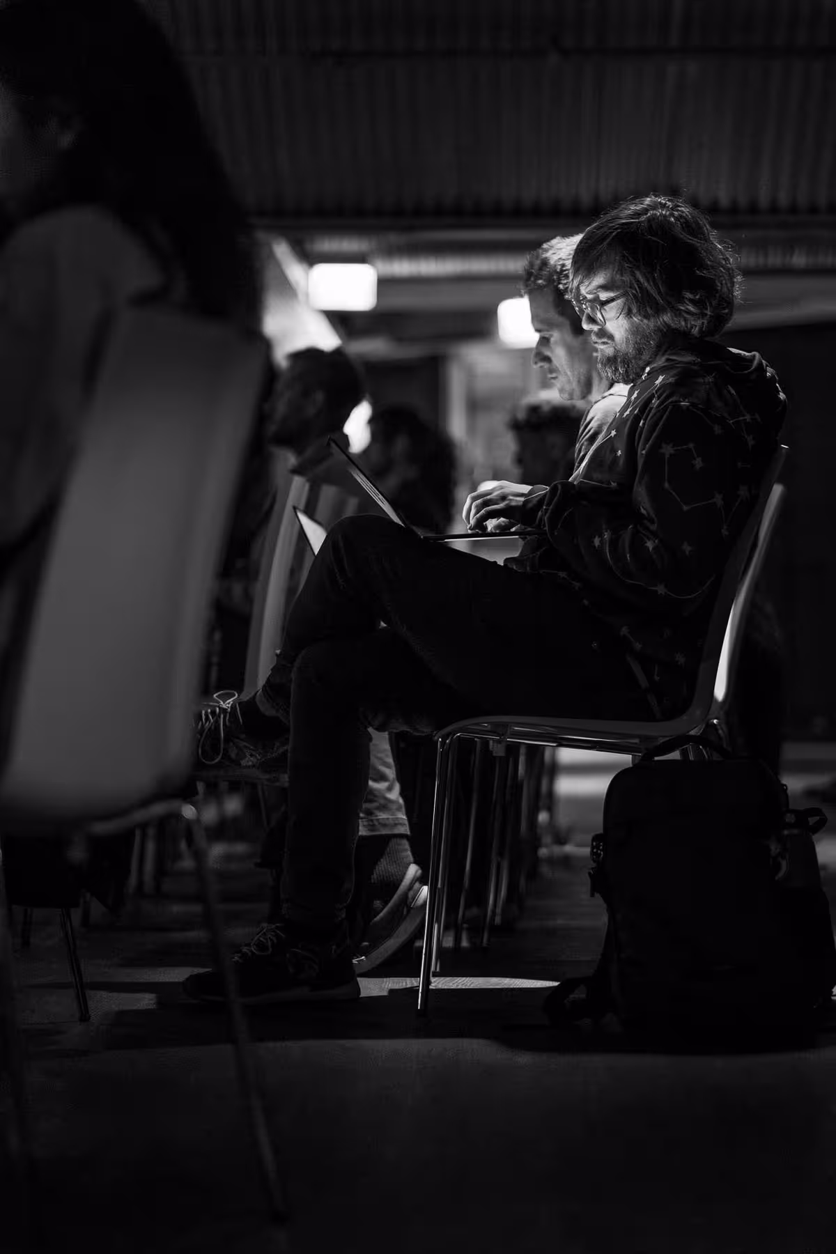 Photo of Brad Frost taken at beyond tellerrand in Berlin 2025 by Florian Ziegler