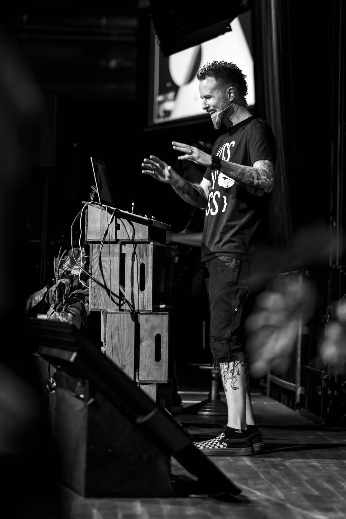 Photo of Adam Argyle taken at beyond tellerrand in Berlin 2025 by Florian Ziegler