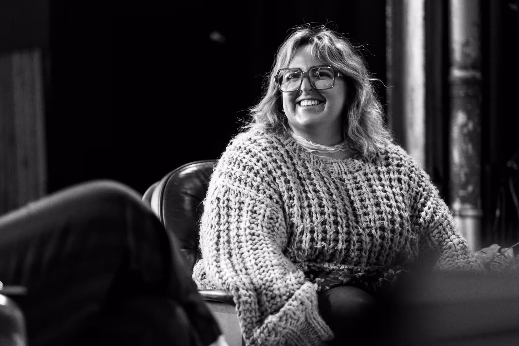 Photo of Lucy Blakiston taken at beyond tellerrand in Berlin 2025 by Florian Ziegler