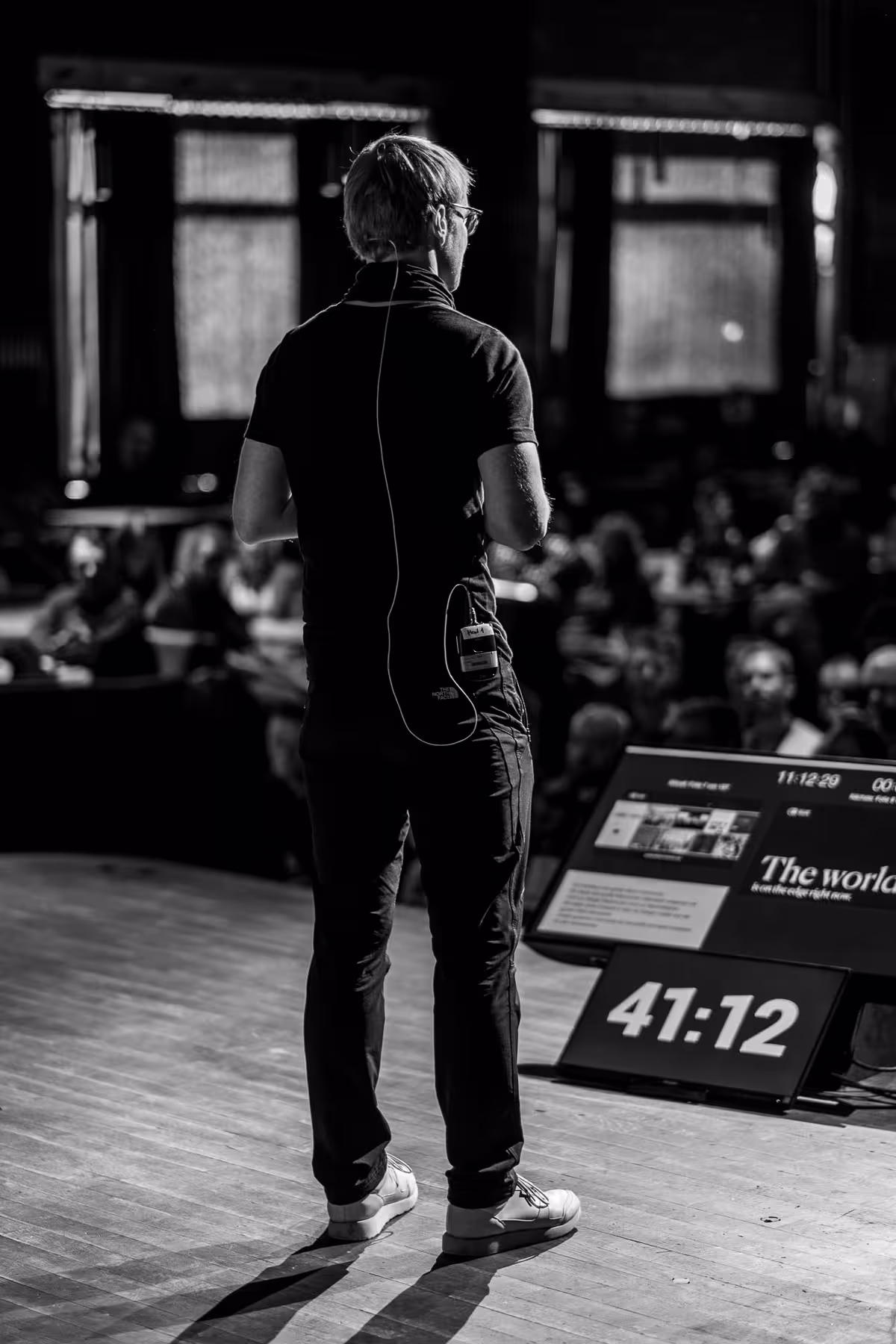 Photo of Thorsten Jonas taken at beyond tellerrand in Berlin 2025 by Florian Ziegler