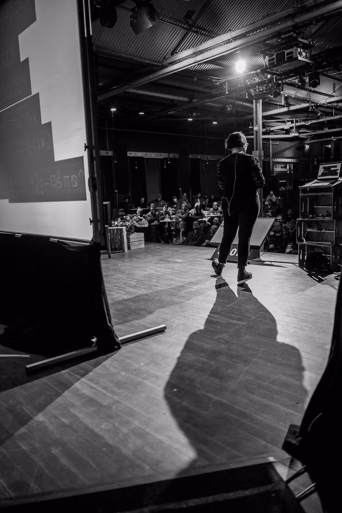 Photo of Astrid Bin taken at beyond tellerrand in Berlin 2025 by Florian Ziegler