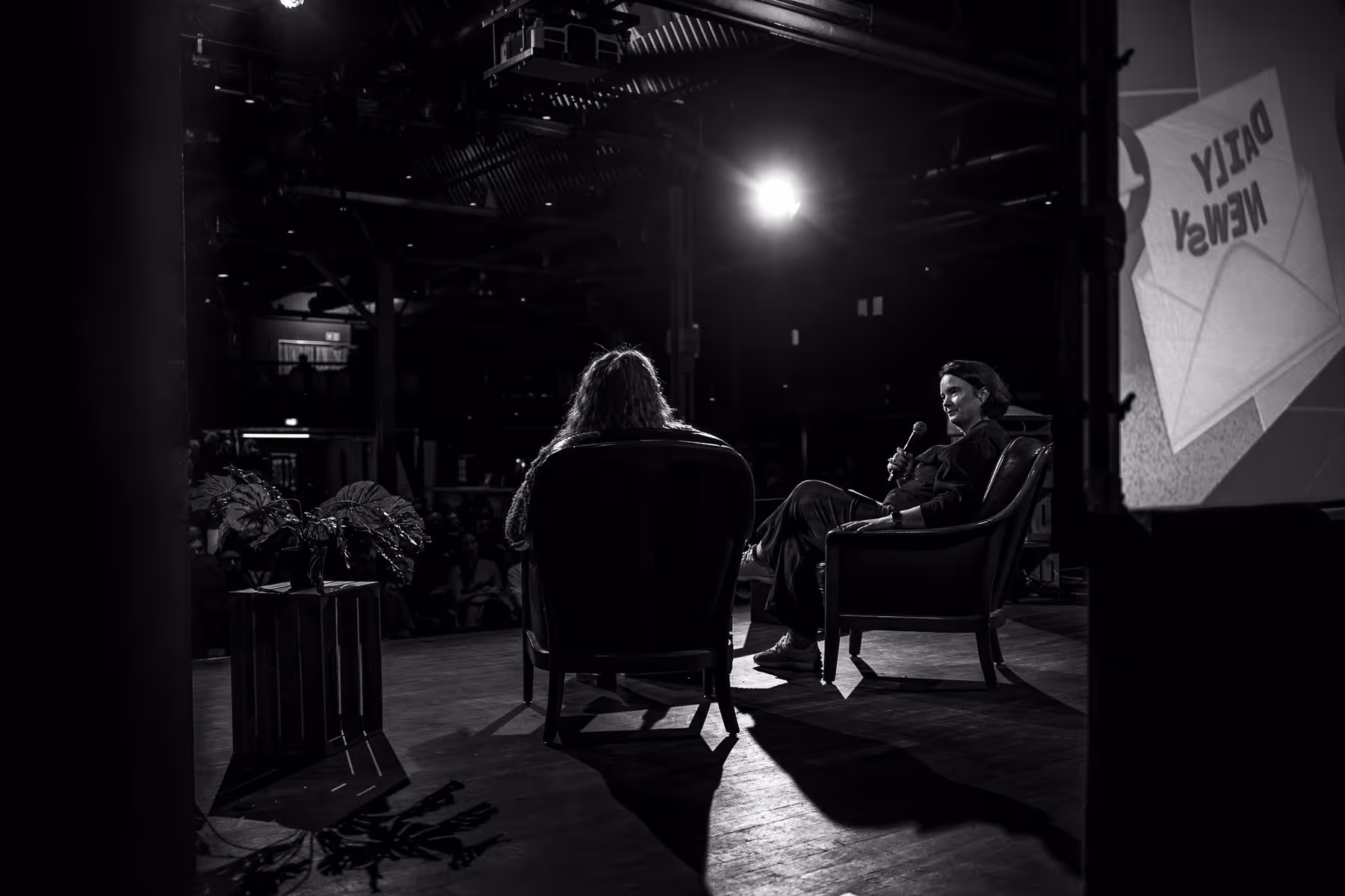 Photo of Sacha Judd taken at beyond tellerrand in Berlin 2025 by Florian Ziegler