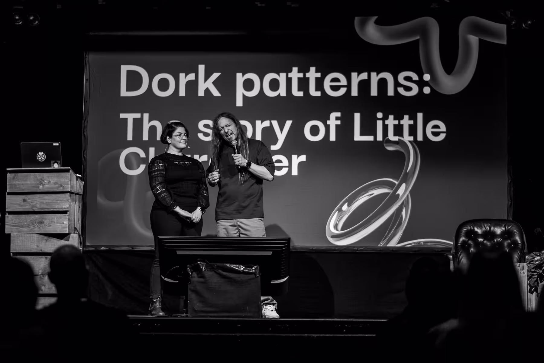 Photo of Astrid Bin taken at beyond tellerrand in Berlin 2025 by Florian Ziegler