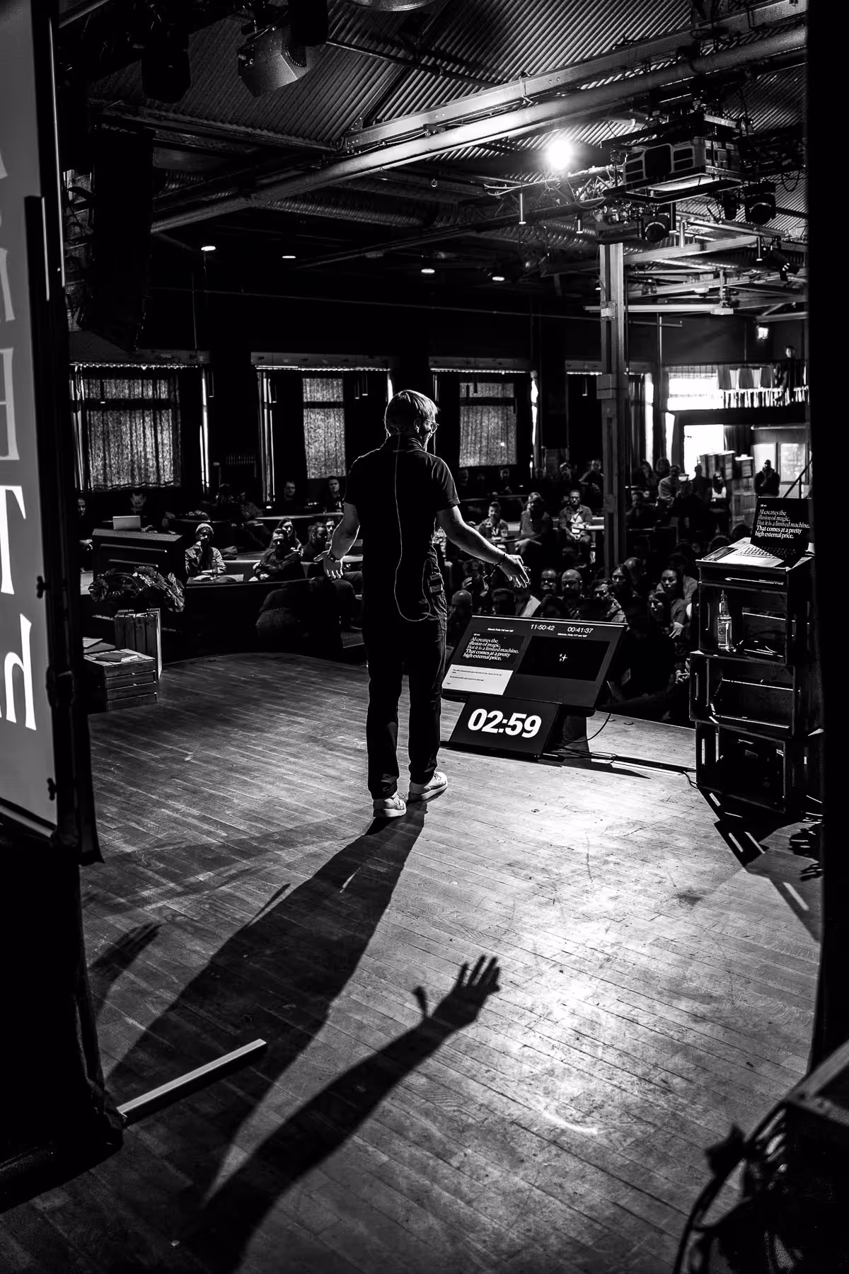 Photo of Thorsten Jonas taken at beyond tellerrand in Berlin 2025 by Florian Ziegler