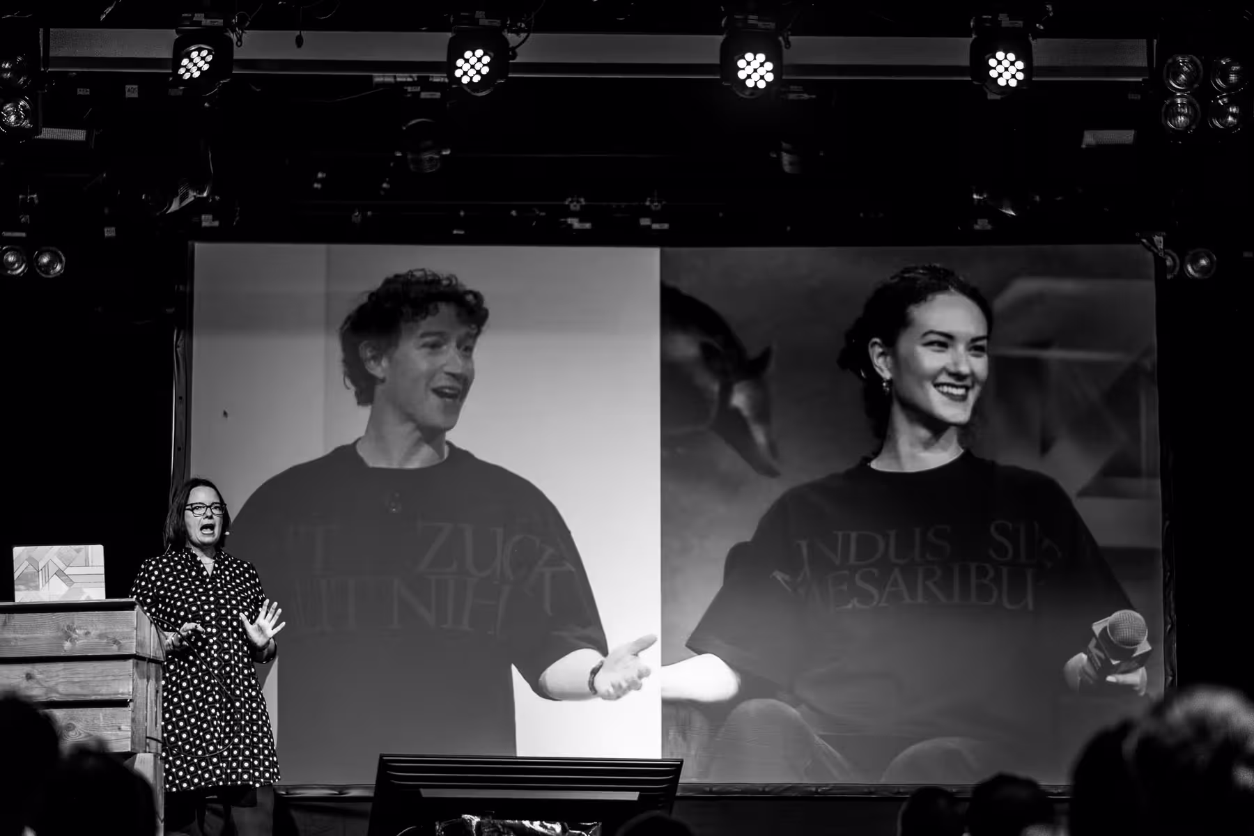 Photo of Sacha Judd taken at beyond tellerrand in Berlin 2025 by Florian Ziegler