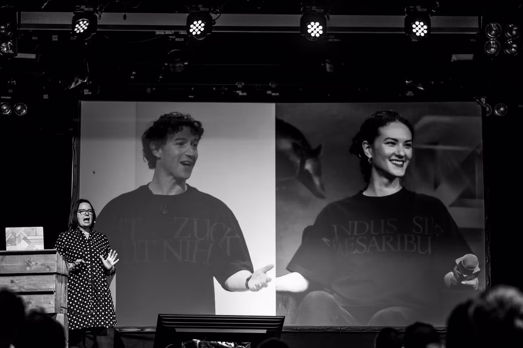 Photo of Sacha Judd taken at beyond tellerrand in Berlin 2025 by Florian Ziegler