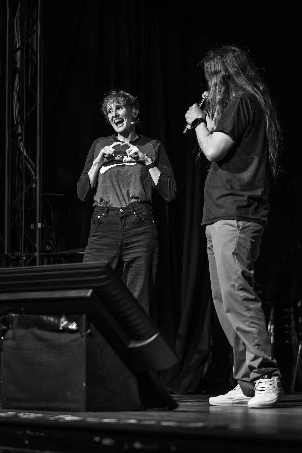 Photo of Jo Franchetti taken at beyond tellerrand in Berlin 2025 by Florian Ziegler