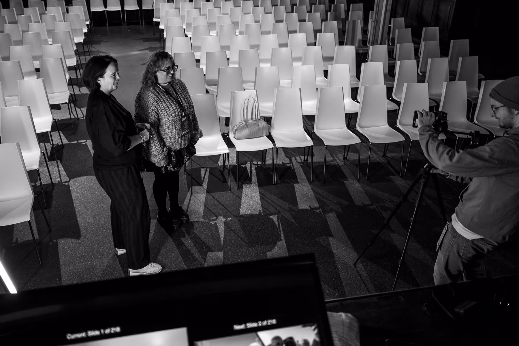 Photo of Sacha Judd taken at beyond tellerrand in Berlin 2025 by Florian Ziegler