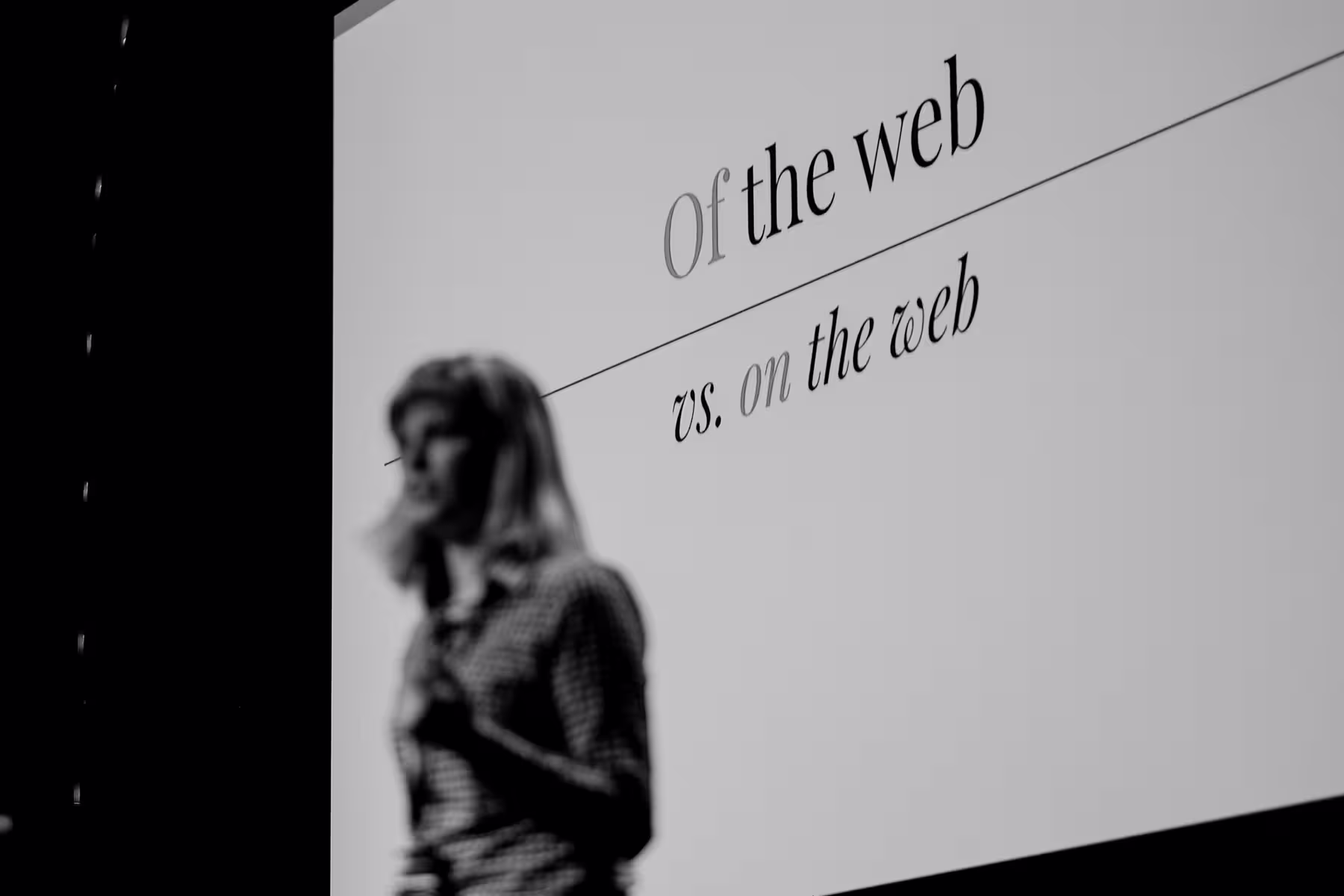 Photo of Lyza Danger Gardner taken at beyond tellerrand in Düsseldorf 2018 by Florian Ziegler