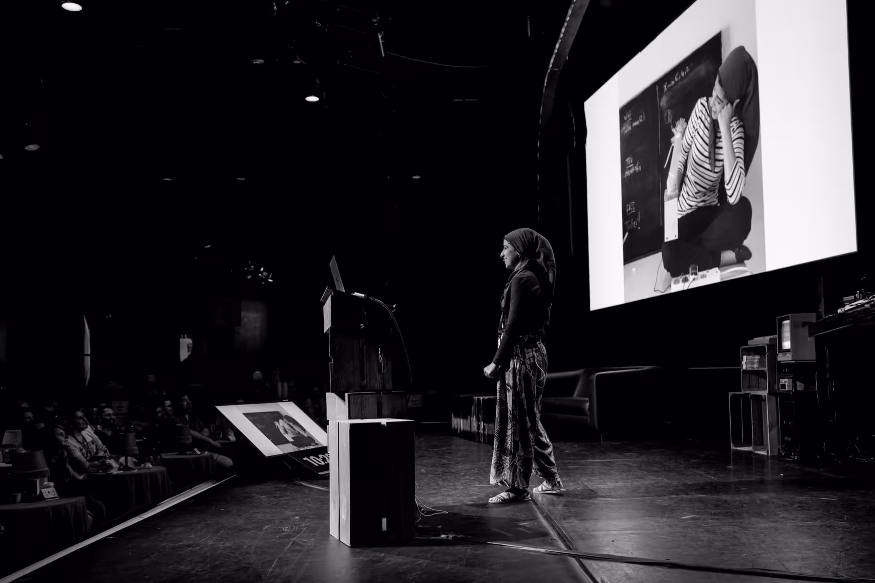 Photo of dina Amin taken at beyond tellerrand in Düsseldorf 2018 by Florian Ziegler