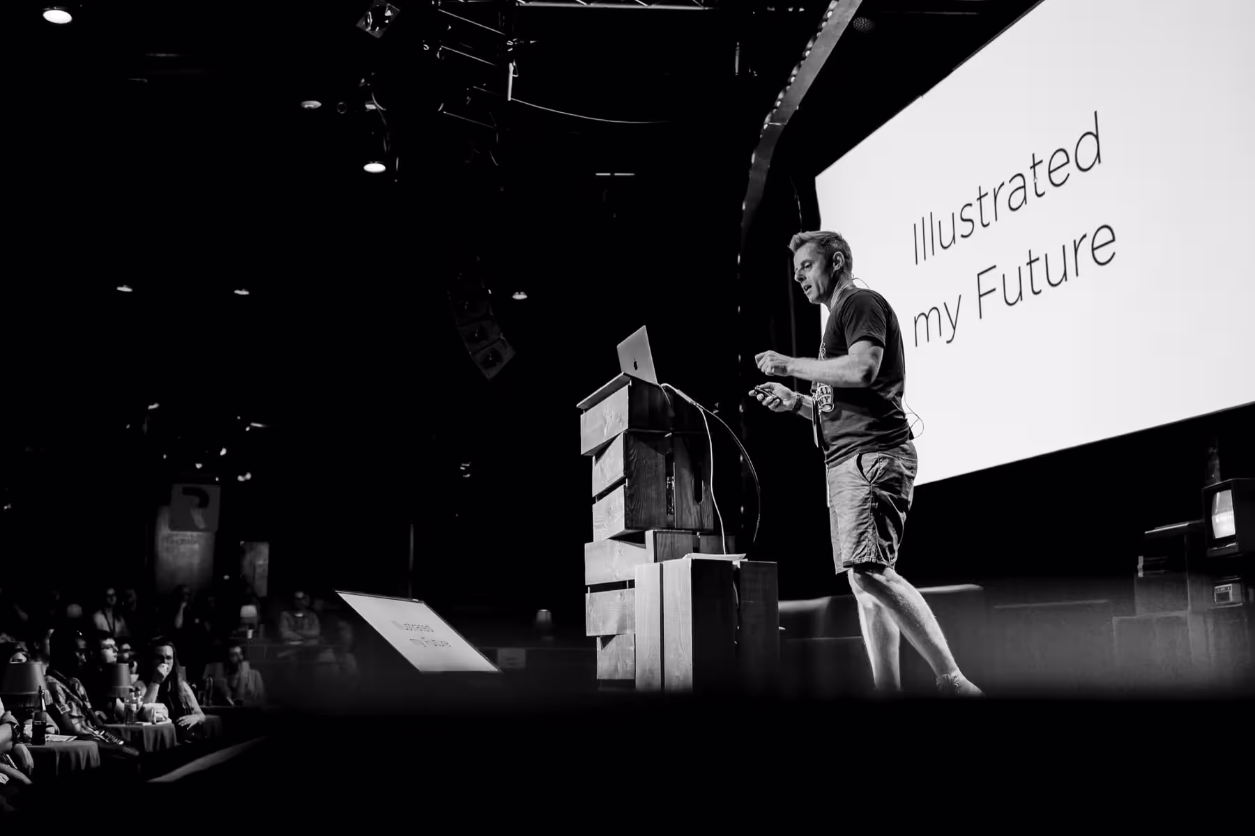 Photo of Vic Lee taken at beyond tellerrand in Düsseldorf 2018 by Florian Ziegler