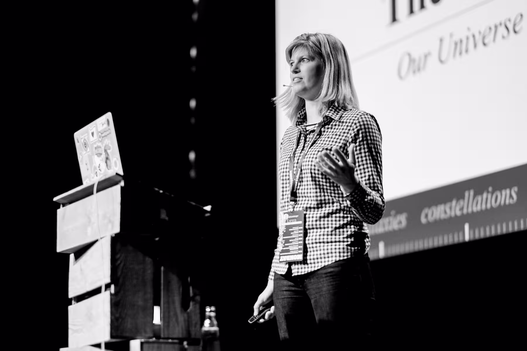 Photo of Lyza Danger Gardner taken at beyond tellerrand in Düsseldorf 2018 by Florian Ziegler