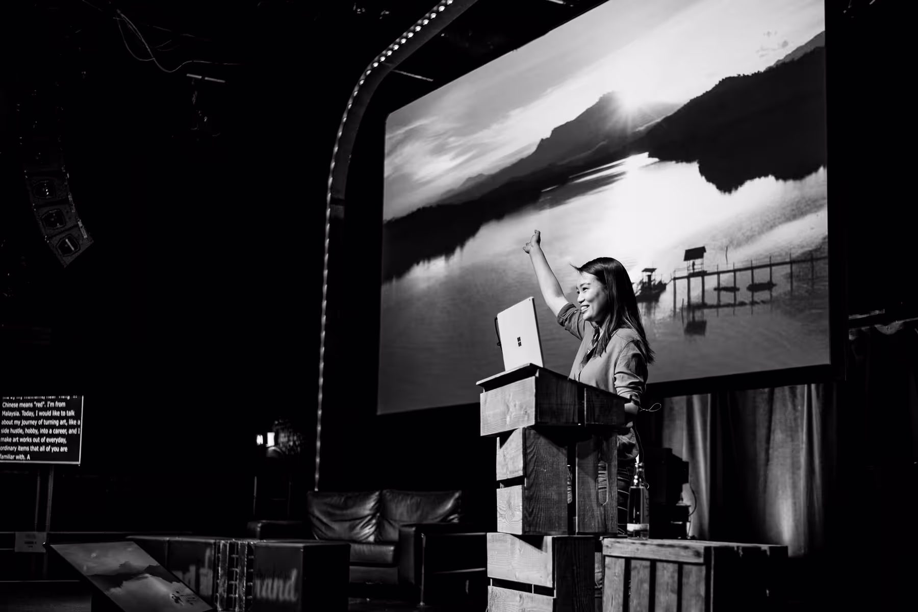 Photo of Red Hong Yi taken at beyond tellerrand in Düsseldorf 2019 by Florian Ziegler