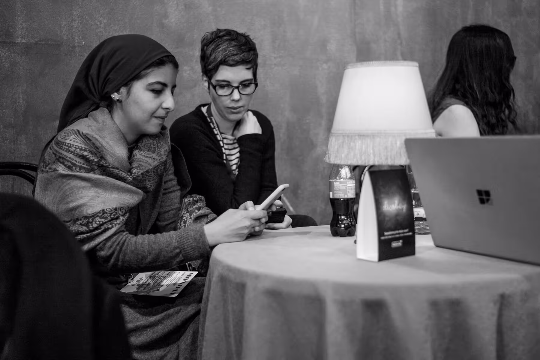 Photo of Doro Ottermann taken at beyond tellerrand in Düsseldorf 2019 by Florian Ziegler