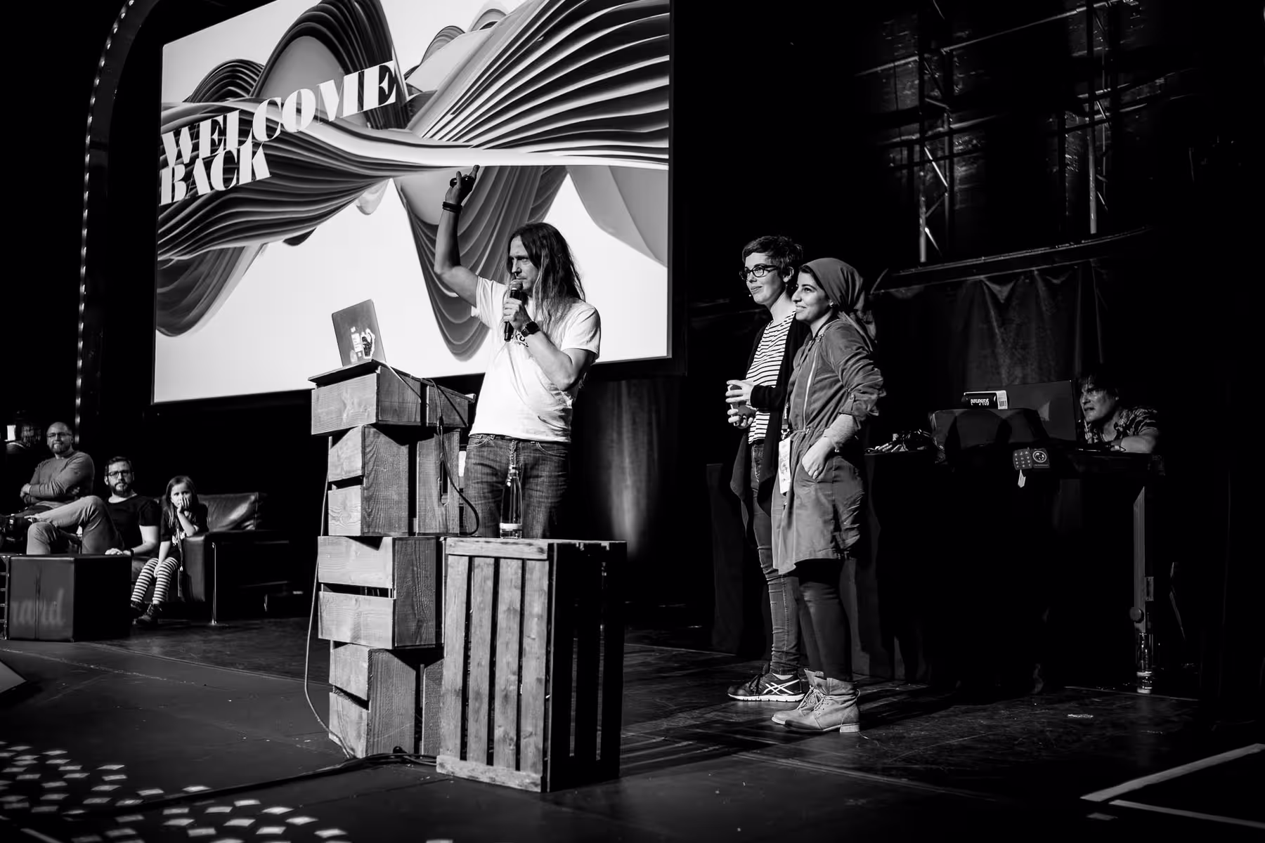 Photo of dina Amin taken at beyond tellerrand in Düsseldorf 2019 by Florian Ziegler