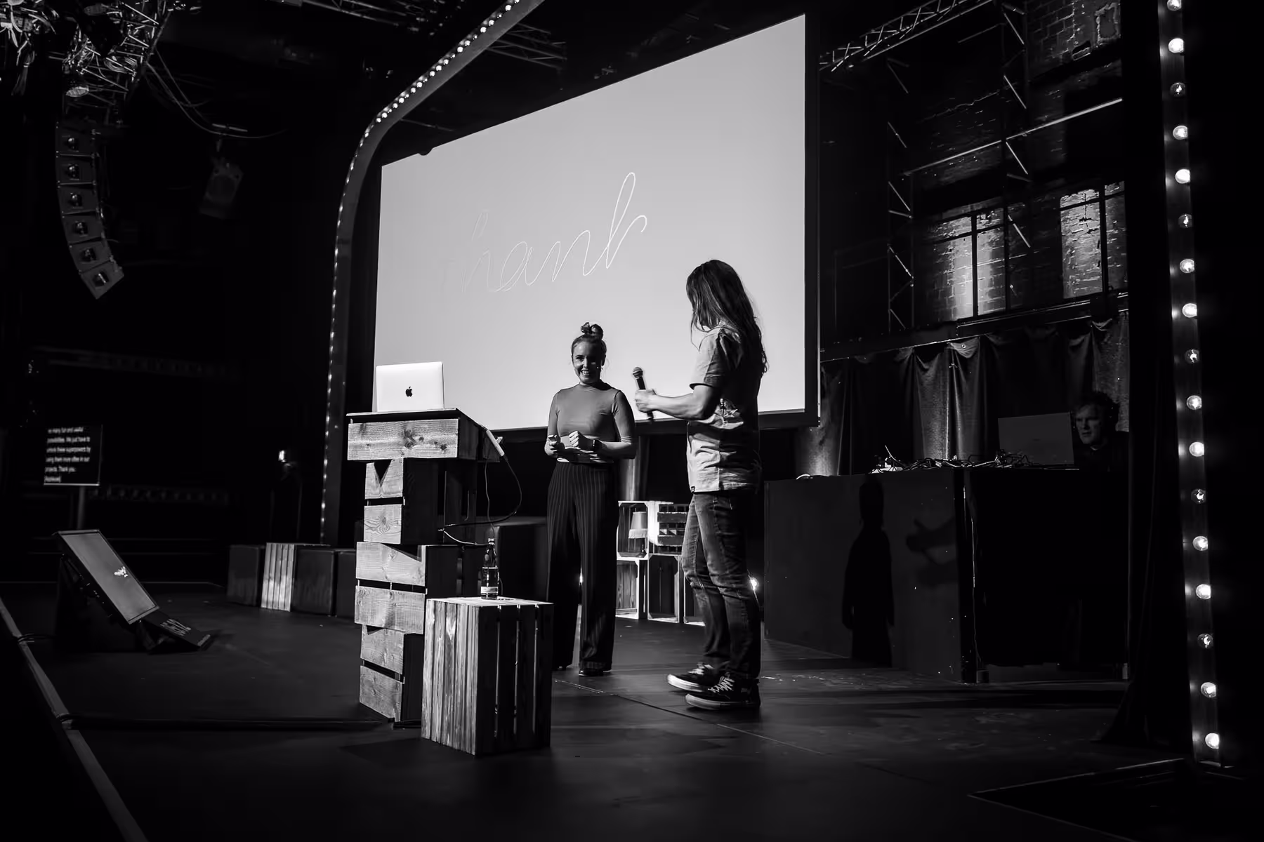 Photo of Ulrike Rausch taken at beyond tellerrand in Düsseldorf 2021 by Florian Ziegler