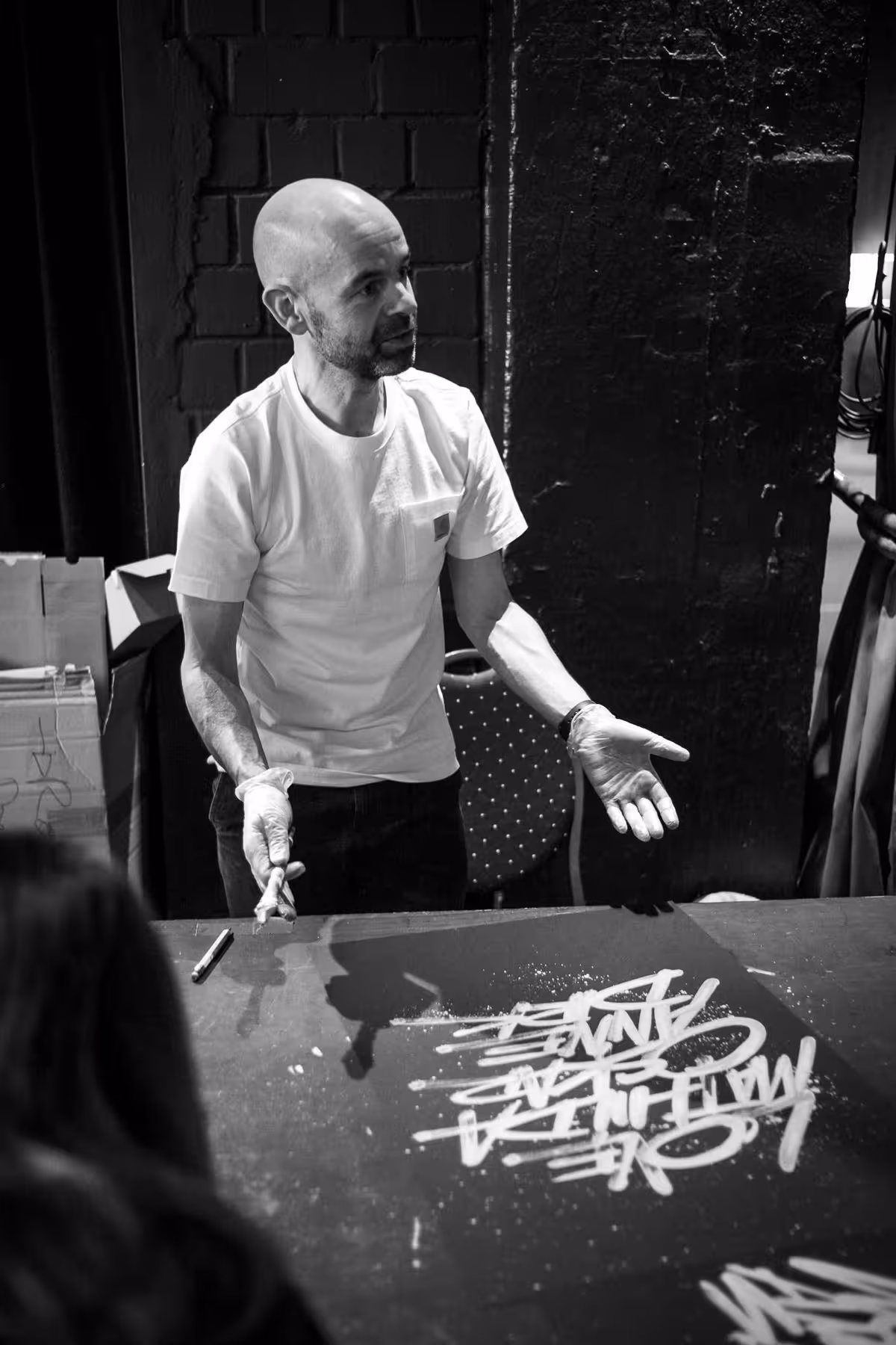 Photo of Rob Draper taken at beyond tellerrand in Düsseldorf 2021 by Florian Ziegler