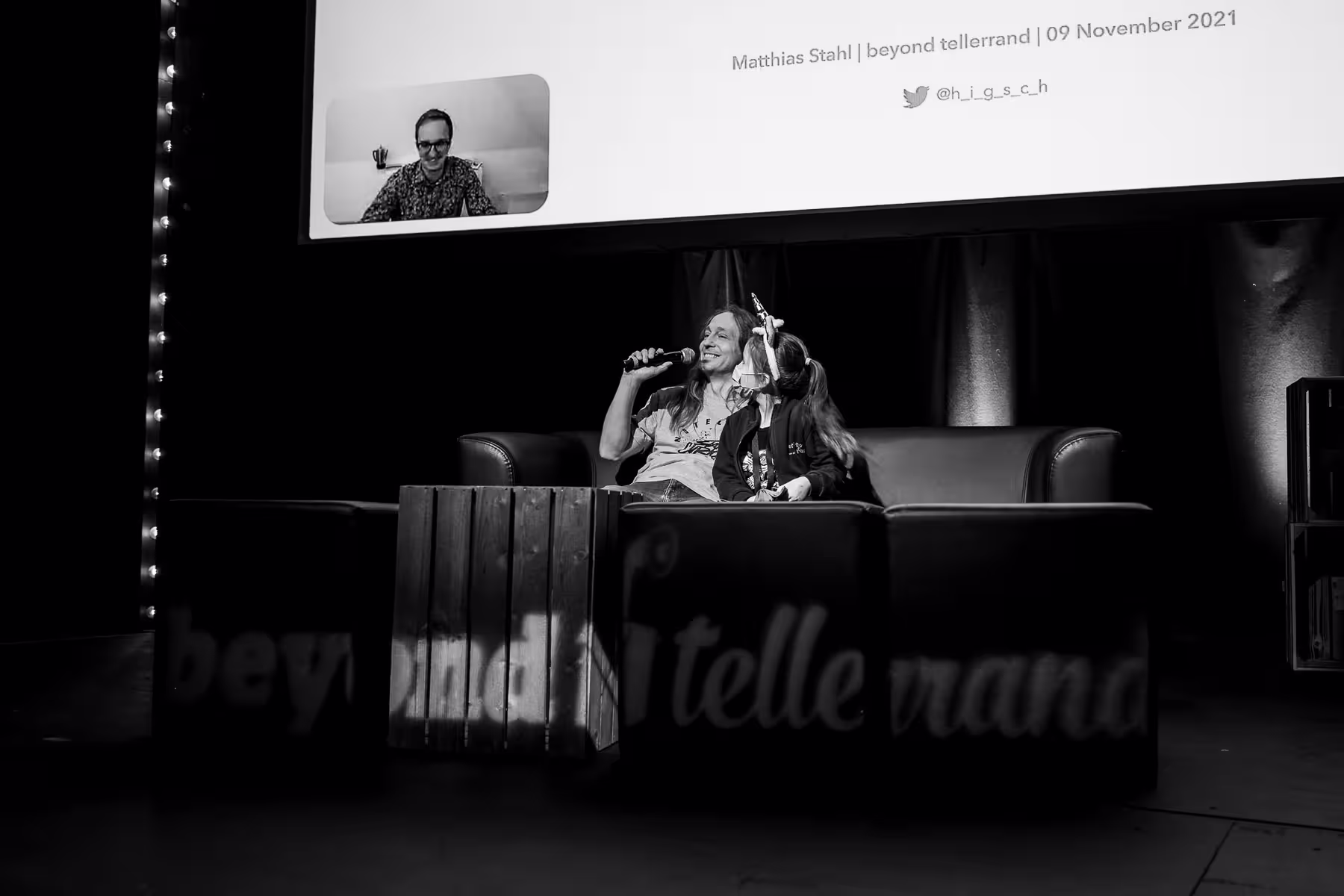 Photo of Matthias Stahl taken at beyond tellerrand in Düsseldorf 2021 by Florian Ziegler