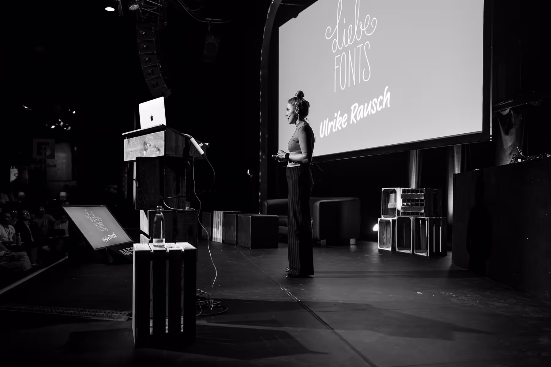 Photo of Ulrike Rausch taken at beyond tellerrand in Düsseldorf 2021 by Florian Ziegler