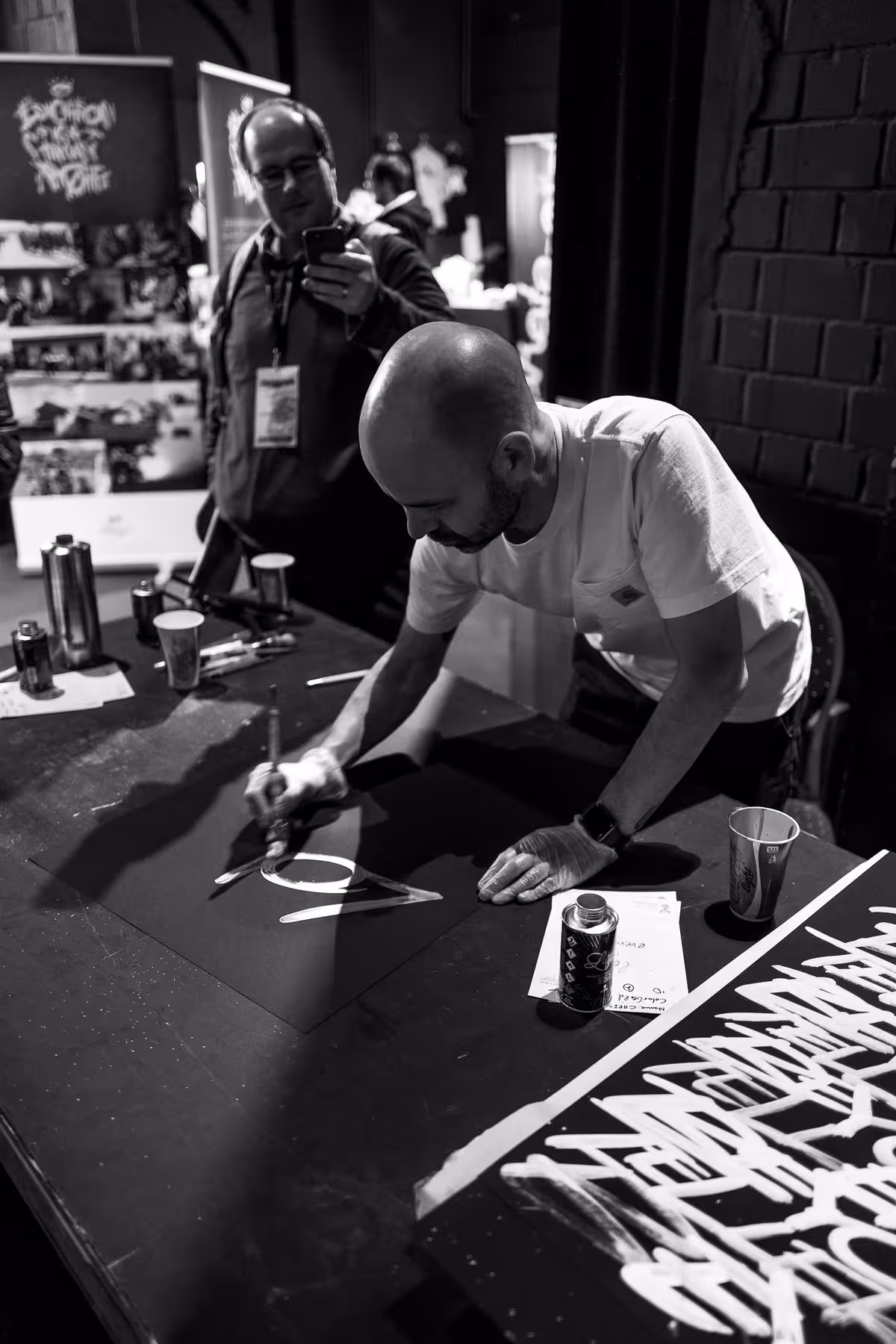 Photo of Rob Draper taken at beyond tellerrand in Düsseldorf 2021 by Florian Ziegler