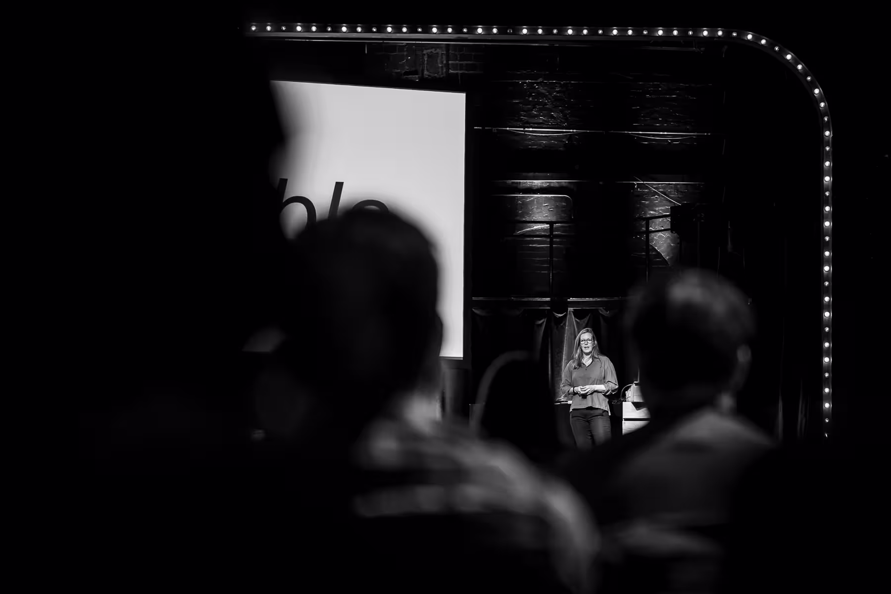 Photo of Bianca Berning taken at beyond tellerrand in Düsseldorf 2021 by Florian Ziegler