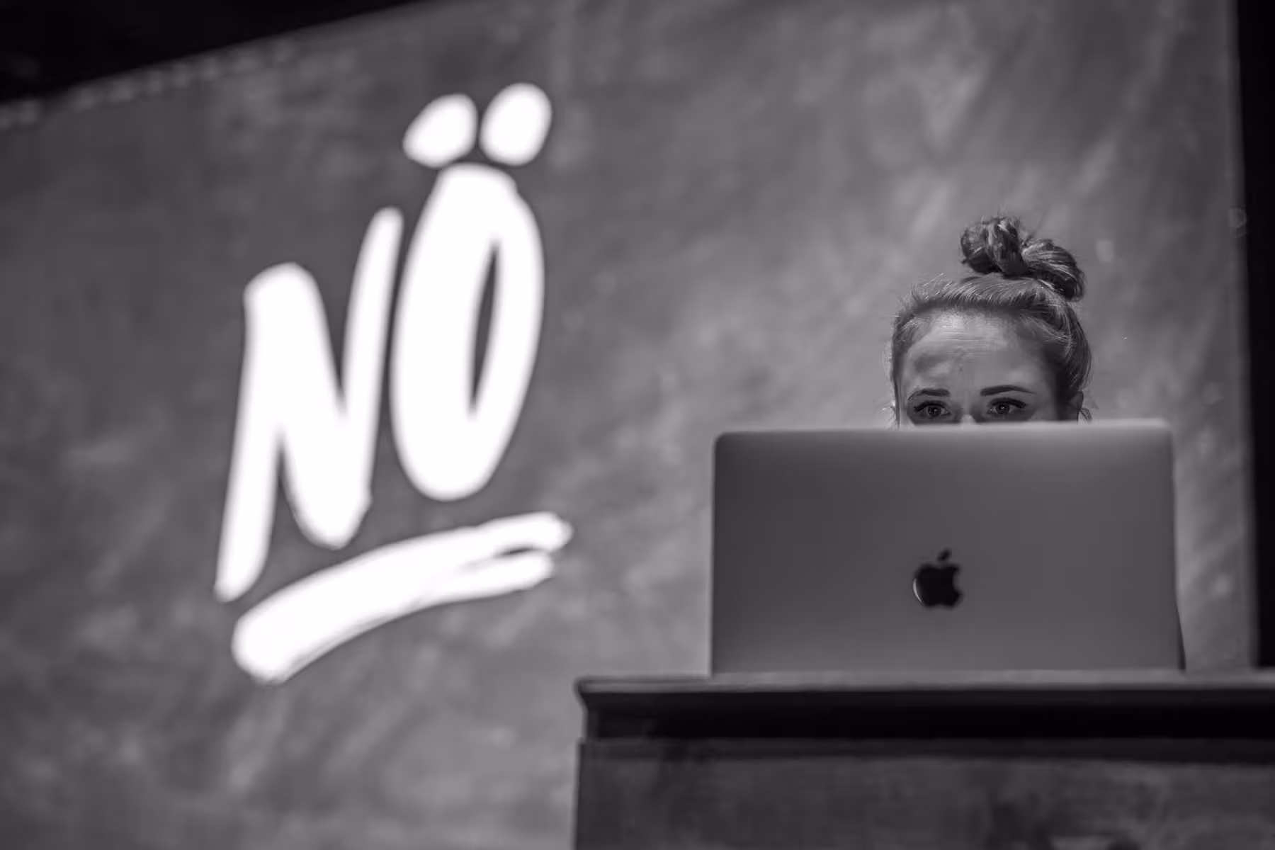 Photo of Ulrike Rausch taken at beyond tellerrand in Düsseldorf 2021 by Florian Ziegler