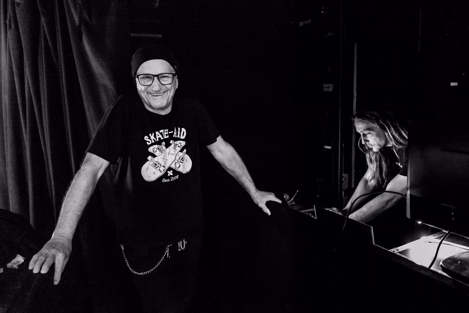 Photo of Titus Dittmann taken at beyond tellerrand in Düsseldorf 2021 by Florian Ziegler